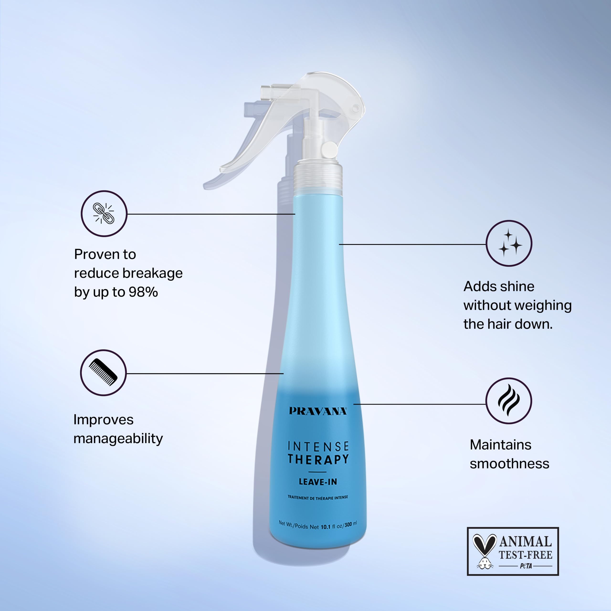 Foto 3 pulgar | Acondicionador Sin Enjuague, Tratamiento Y Desenredante En Aerosol Pravana - Venta Internacional.