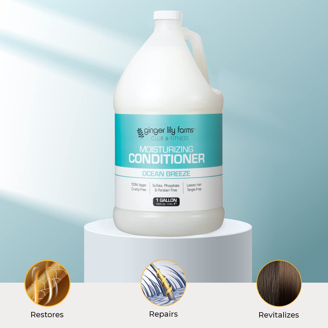 Foto 5 pulgar | Acondicionador Ginger Lily Farms Club & Fitness 3,8 L Vegan - Venta Internacional.