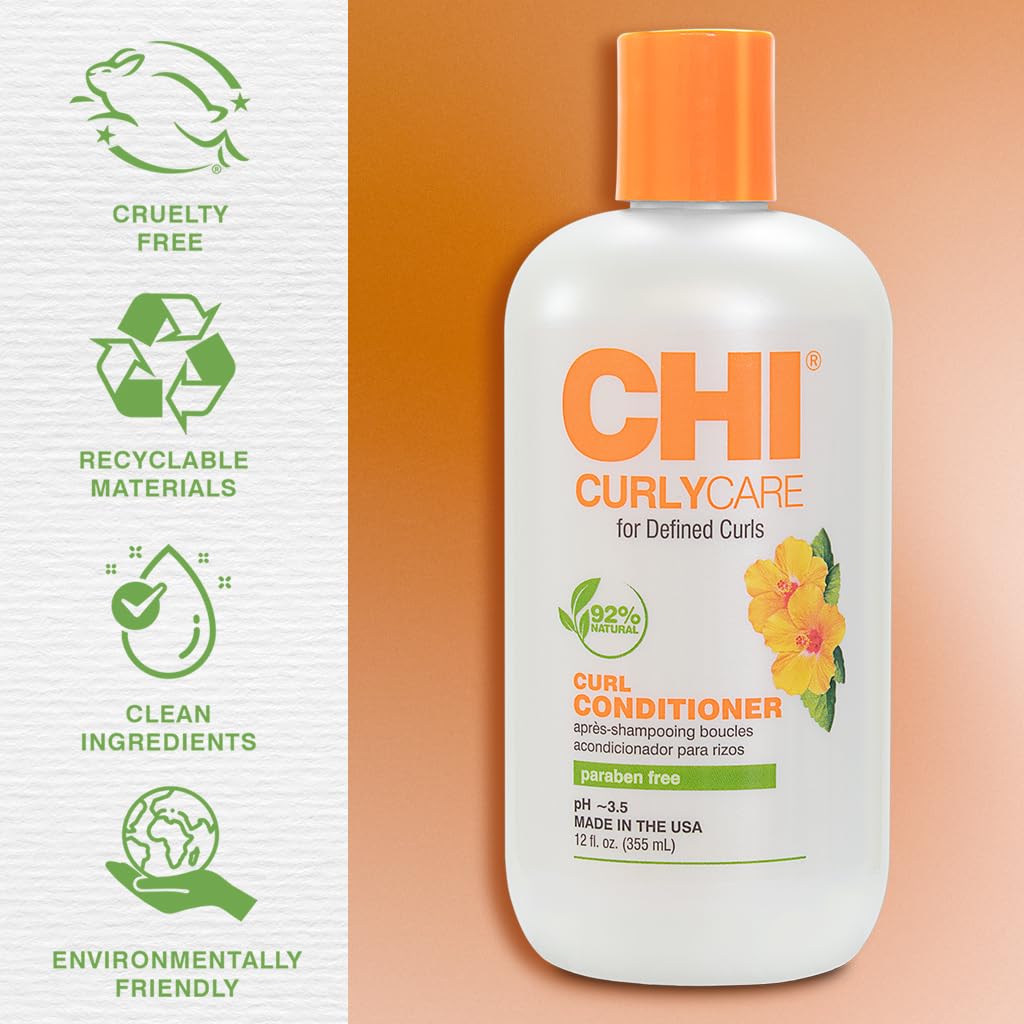 Foto 8 pulgar | Acondicionador Chi Curlycare Curl Hidrates Reduce El Encrespamiento (355 Ml) - Venta Internacional.