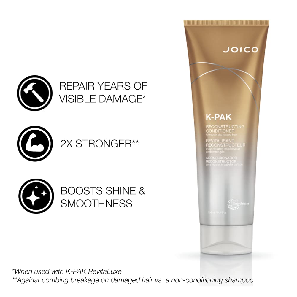 Foto 3 pulgar | Acondicionador Joico K-pak Que Reconstruye Diariamente El Cabello Dañado De 250 Ml - Venta Internacional.