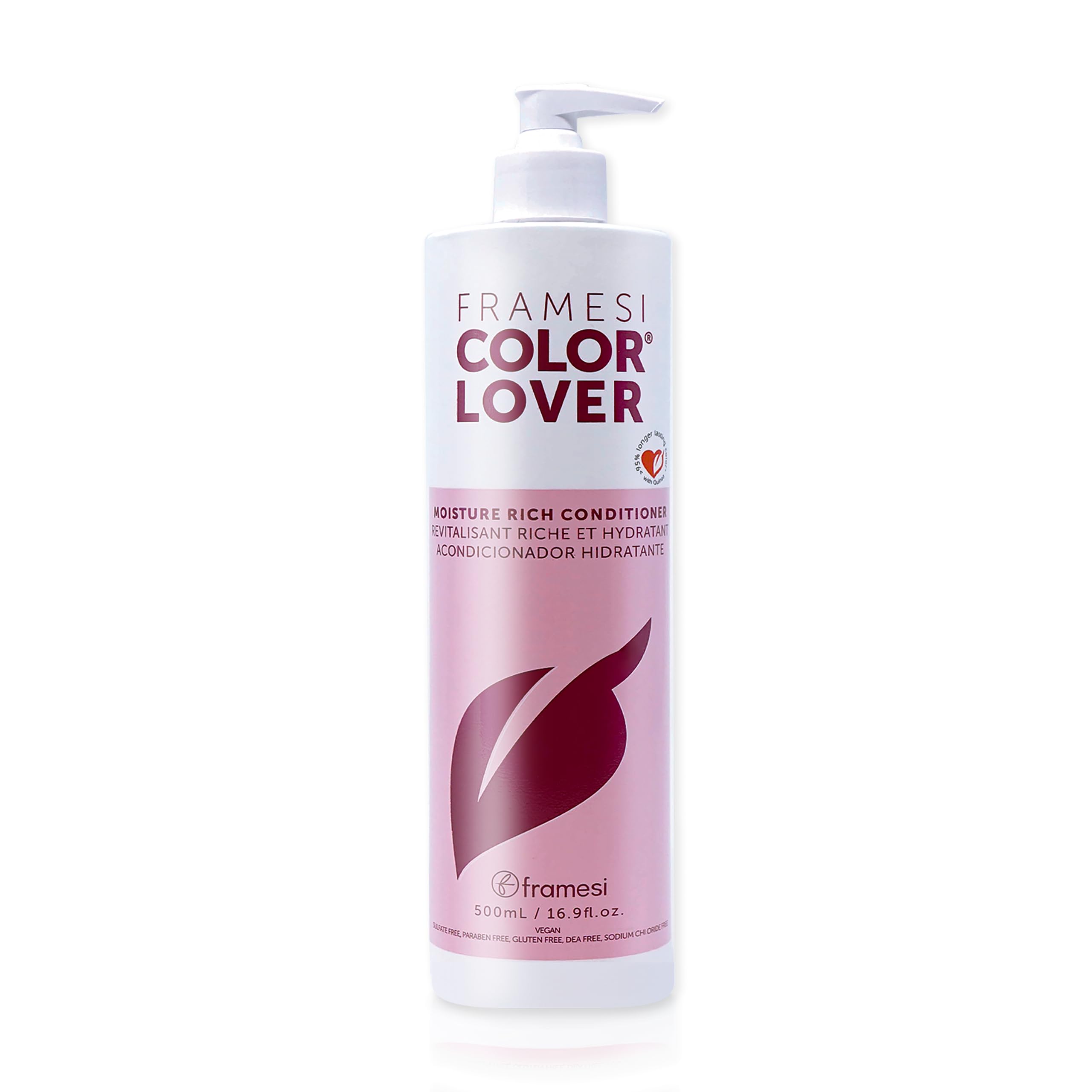 Foto 2 pulgar | Acondicionador Framesi Color Lover, Rico En Humedad, 500 Ml, Sin Sulfatos - Venta Internacional.