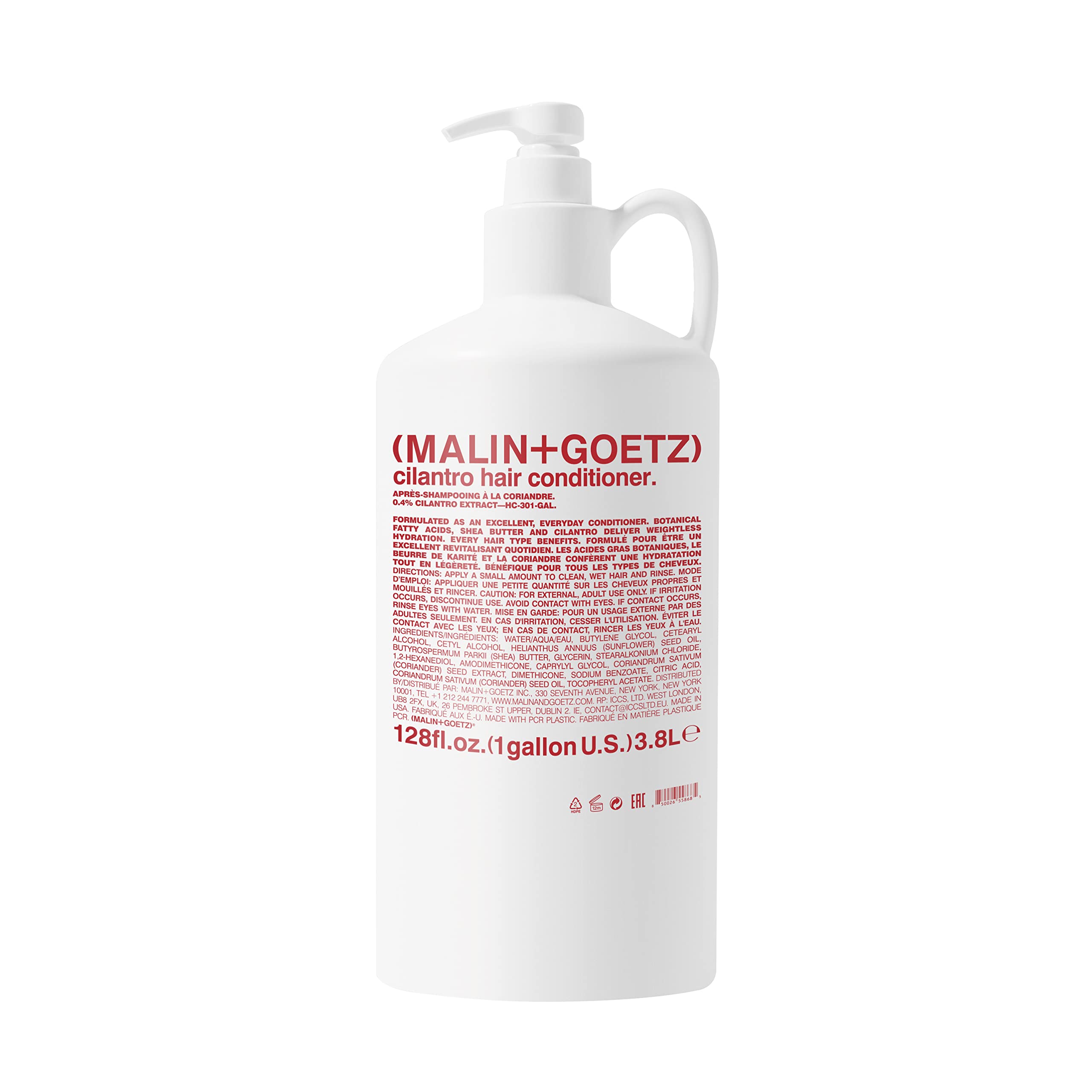 Acondicionador De Cabello Malin + Goetz Cilantro Refill 3,8 L - Venta Internacional.