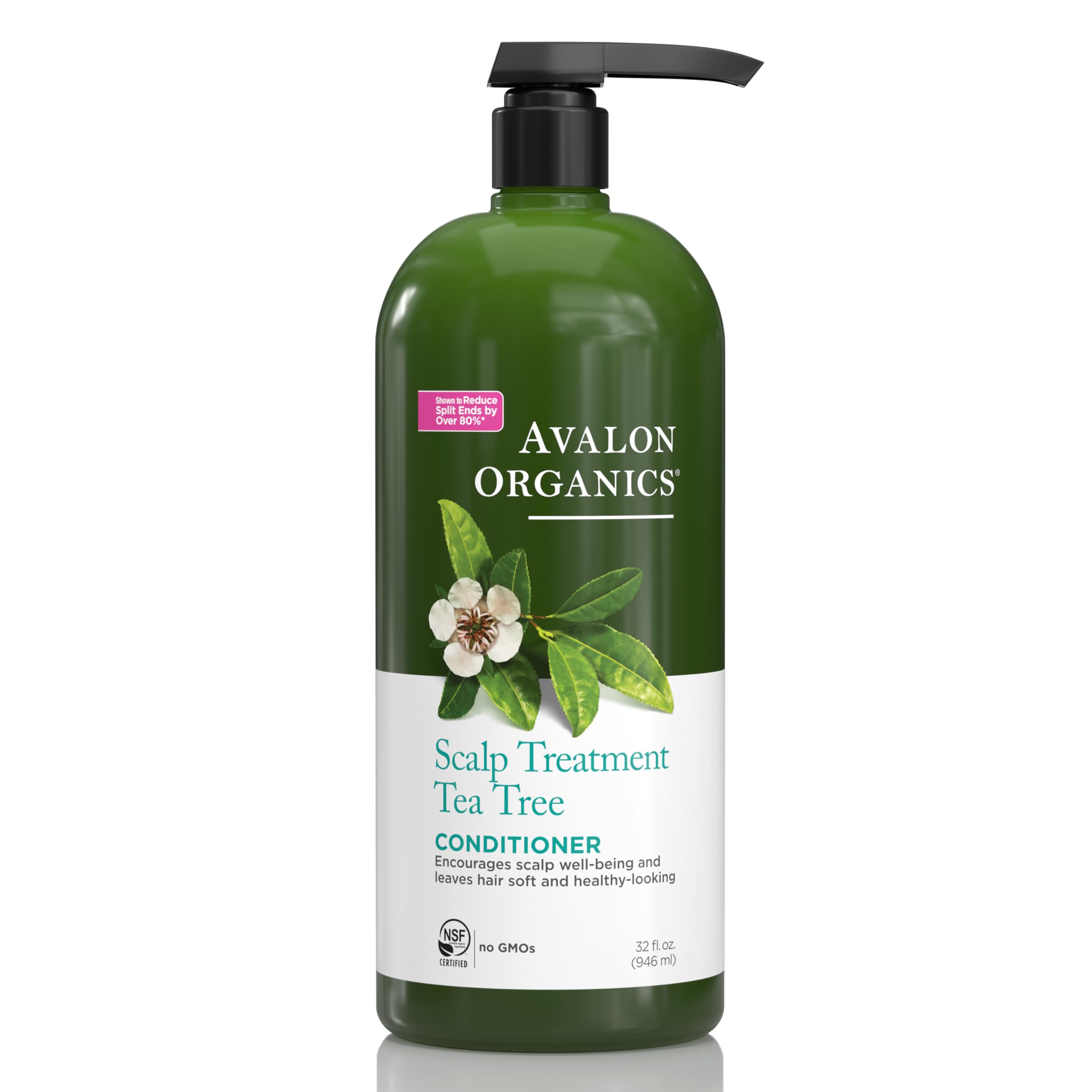 Acondicionador Avalon Organics Para Tratamiento Del Cuero Cabelludo, Árbol De Té, 960 Ml - Venta Internacional.