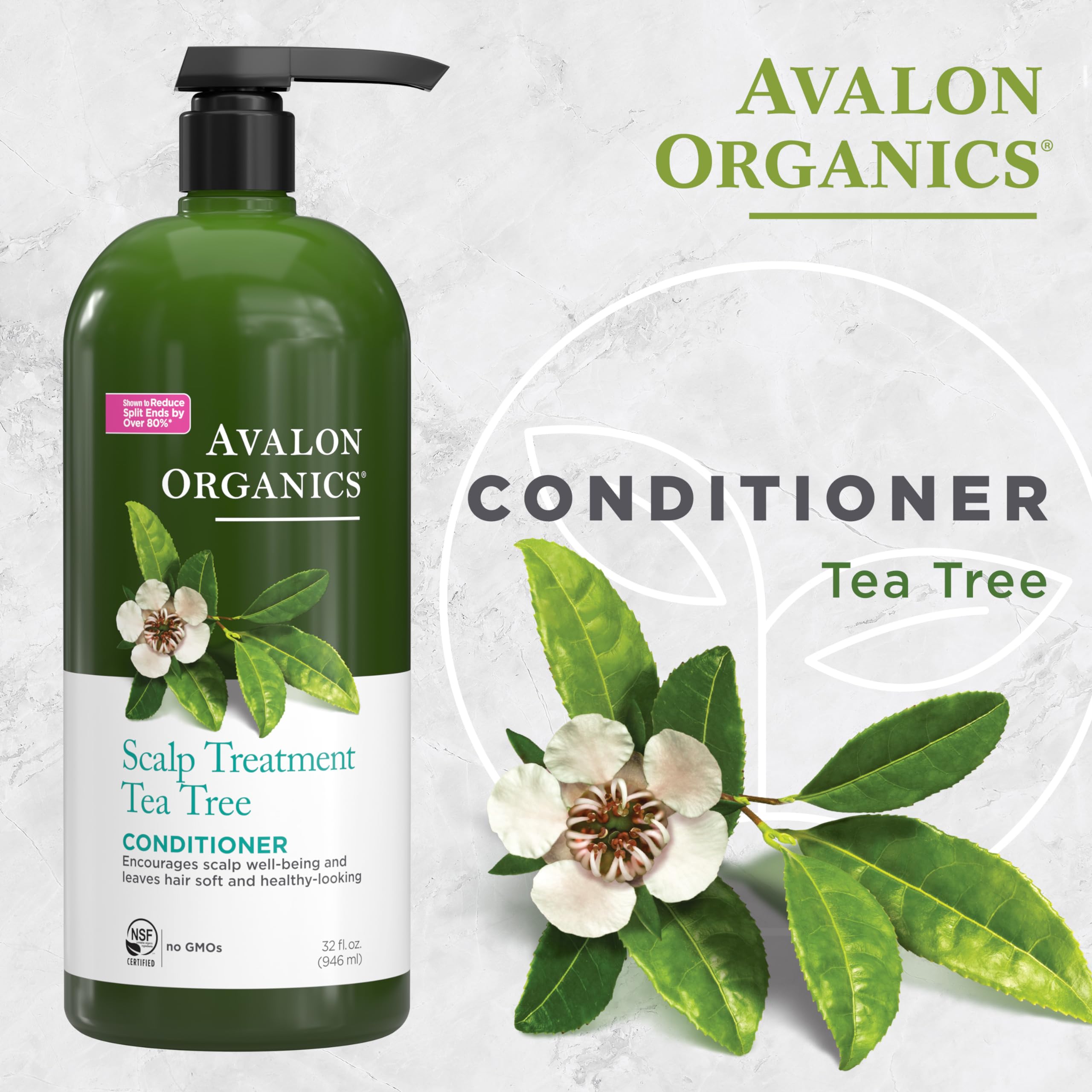 Foto 3 pulgar | Acondicionador Avalon Organics Para Tratamiento Del Cuero Cabelludo, Árbol De Té, 960 Ml - Venta Internacional.