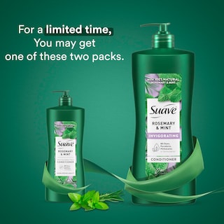 Foto 2 | Acondicionador Suave Natural De Romero Y Menta, 828 Ml, Paquete De 4 - Venta Internacional.