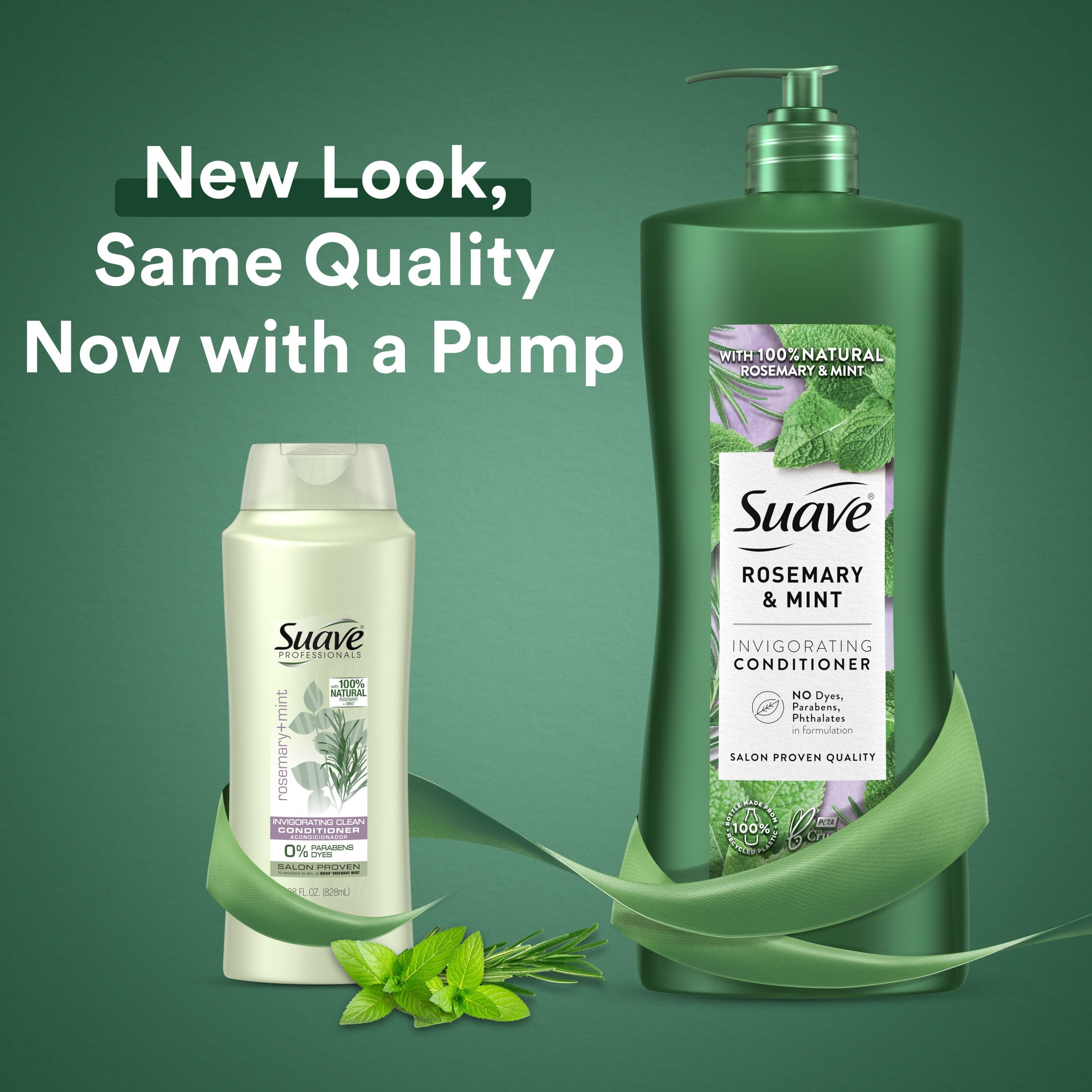 Foto 4 pulgar | Acondicionador Suave Natural De Romero Y Menta, 828 Ml, Paquete De 4 - Venta Internacional.