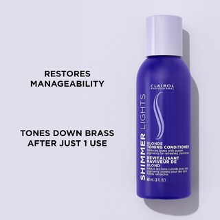 Foto 3 | Acondicionador Clairol Professional Shimmer Lights Purple 60 Ml - Venta Internacional.