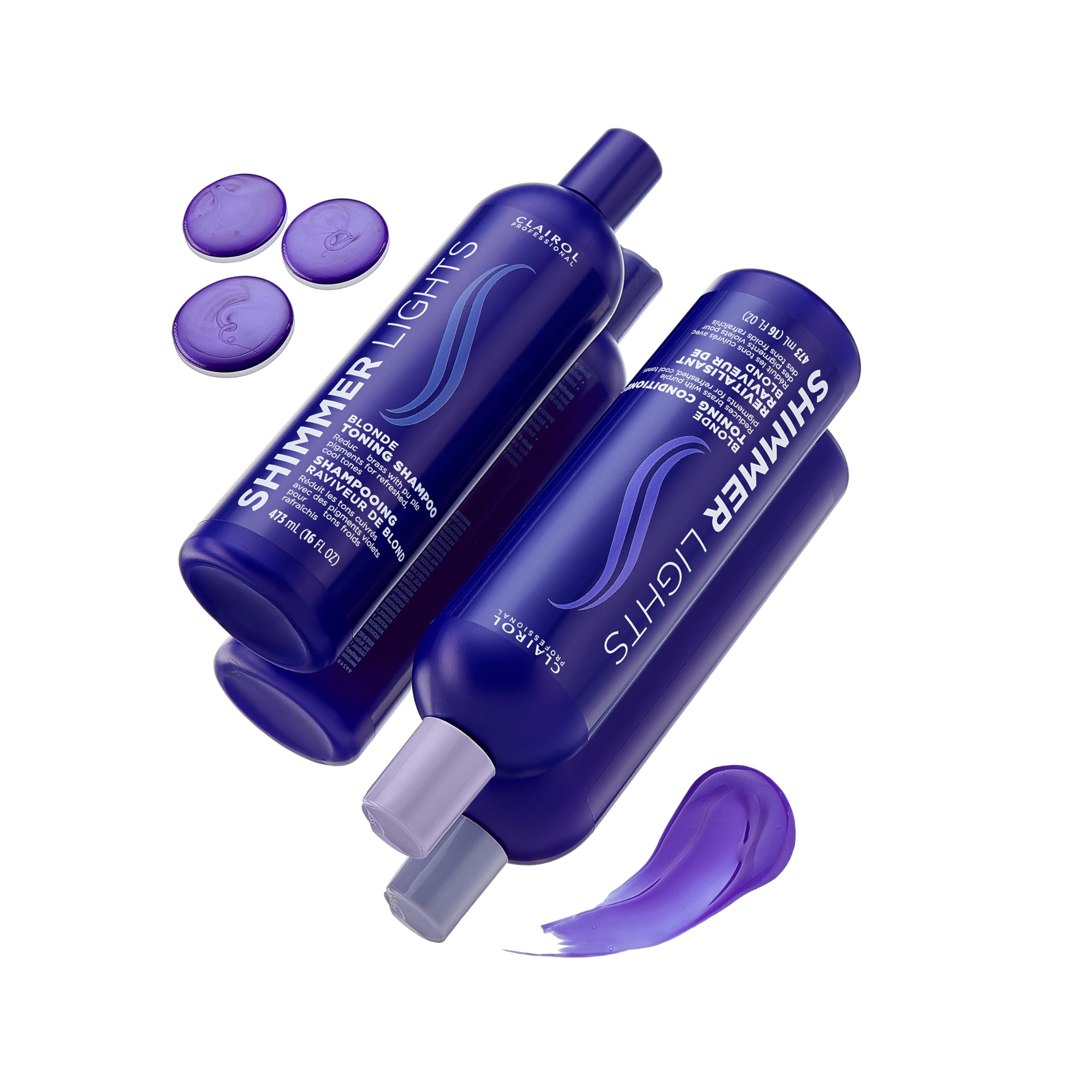 Foto 8 pulgar | Acondicionador Clairol Professional Shimmer Lights Purple 60 Ml - Venta Internacional.