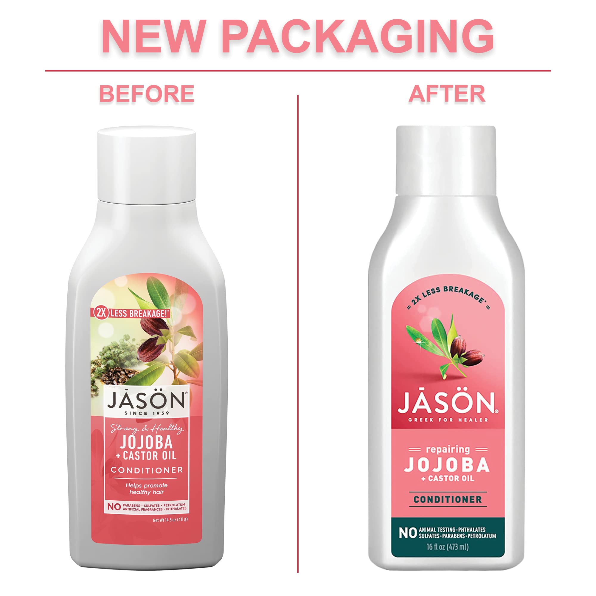 Foto 3 | Acondicionador Jason Long & Strong Jojoba 473 Ml - Venta Internacional.