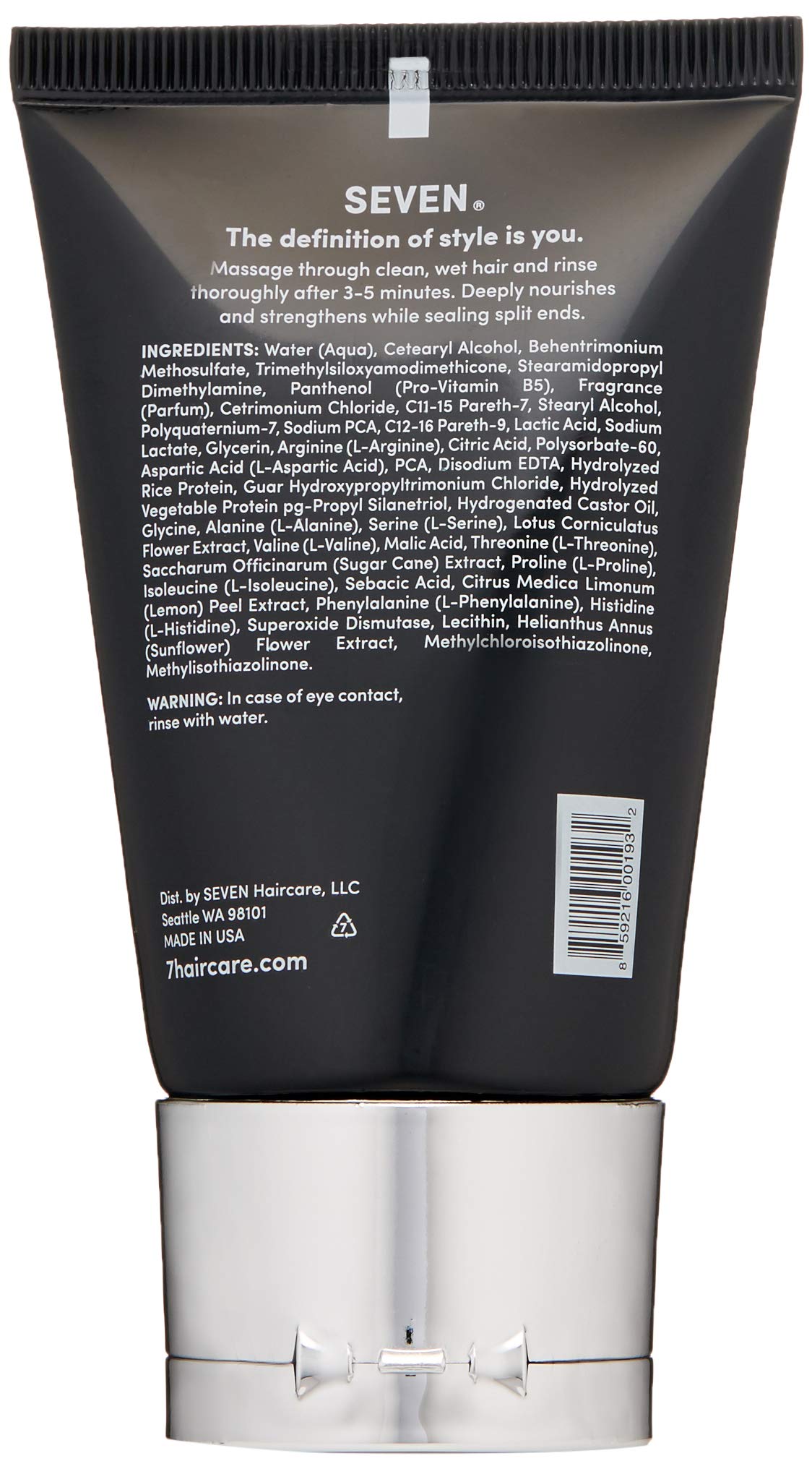 Foto 3 pulgar | Acondicionador Seven Haircare Kente Bond Para Puntas Abiertas 60 Ml - Venta Internacional.