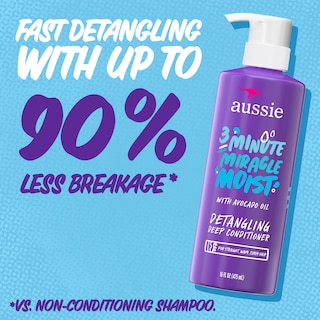 Foto 3 | Acondicionador Aussie 3 Minute Miracle Moist, 480 Ml, Paquete De 3 Unidades - Venta Internacional.