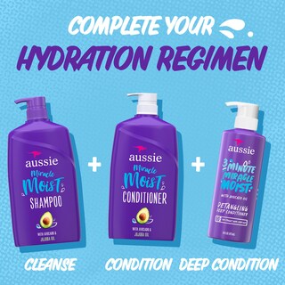 Foto 6 | Acondicionador Aussie 3 Minute Miracle Moist, 480 Ml, Paquete De 3 Unidades - Venta Internacional.