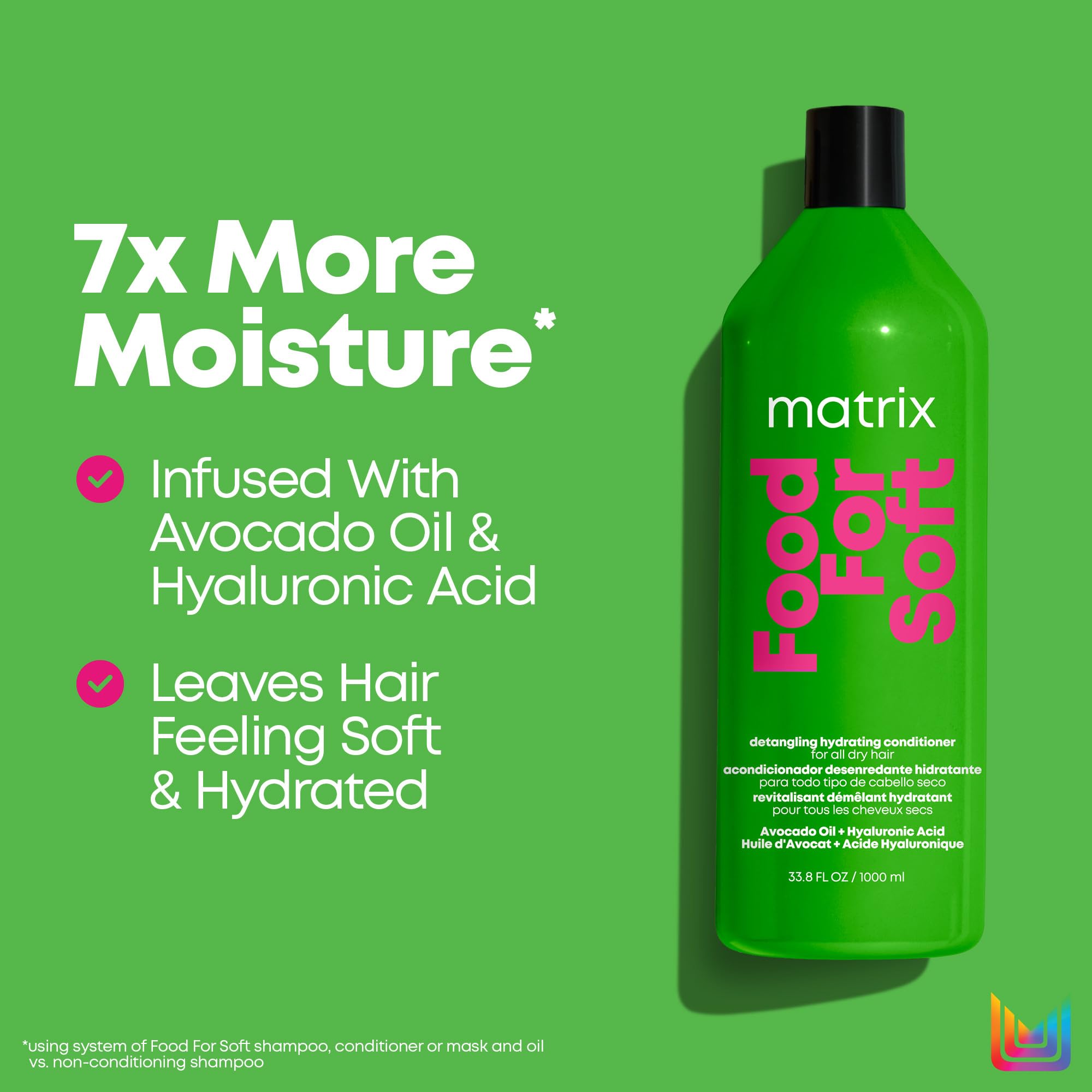 Foto 5 pulgar | Acondicionador Matrix Food For Soft Hydrates, 1 Litro, Vegano - Venta Internacional.