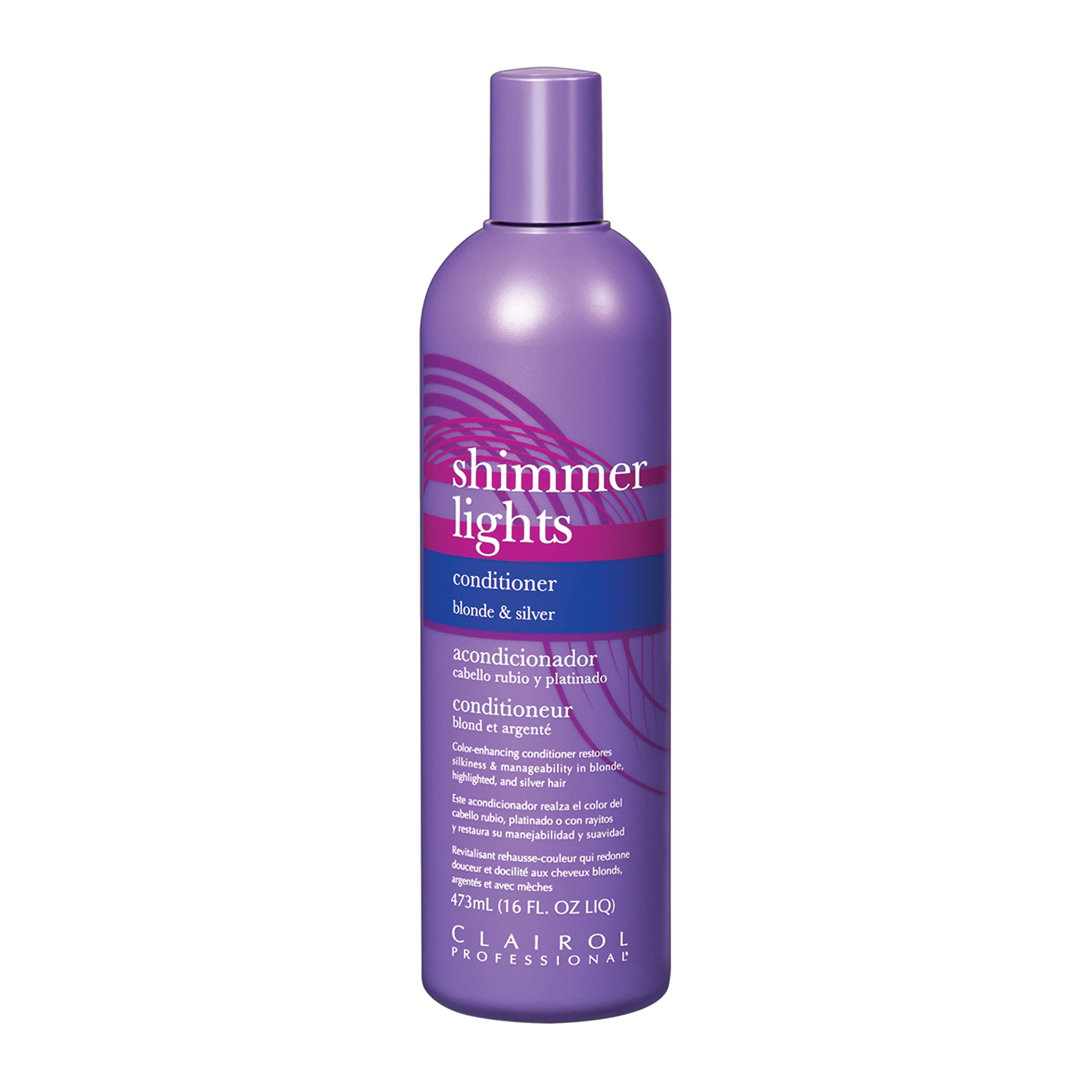 Foto 2 pulgar | Acondicionador Clairol Professional Shimmer Lights Purple 480 Ml - Venta Internacional.