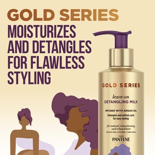 Foto 2 | Tratamiento Capilar Pantene Gold Series Desenredante Milk 225 Ml - Venta Internacional.