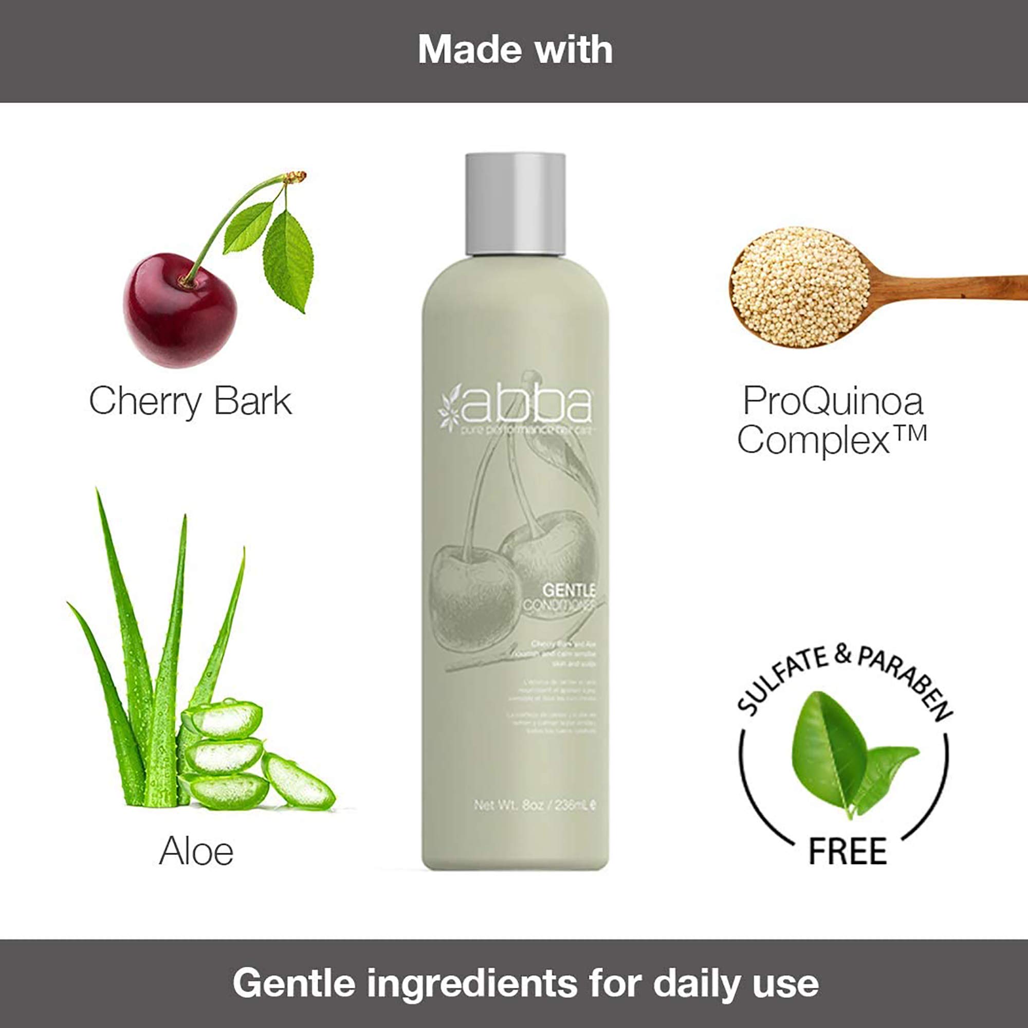 Foto 5 pulgar | Acondicionador Abba Gentle Cherry Bark & Aloe 946ml - Venta Internacional.