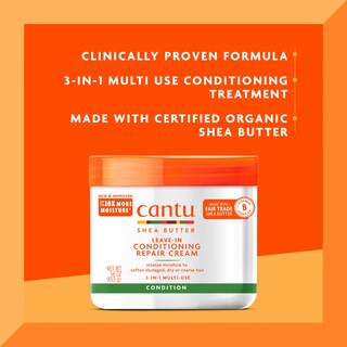 Foto 3 | Crema Reparadora Acondicionadora Cantu Con Manteca De Karité 480 Ml (x2) - Venta Internacional.