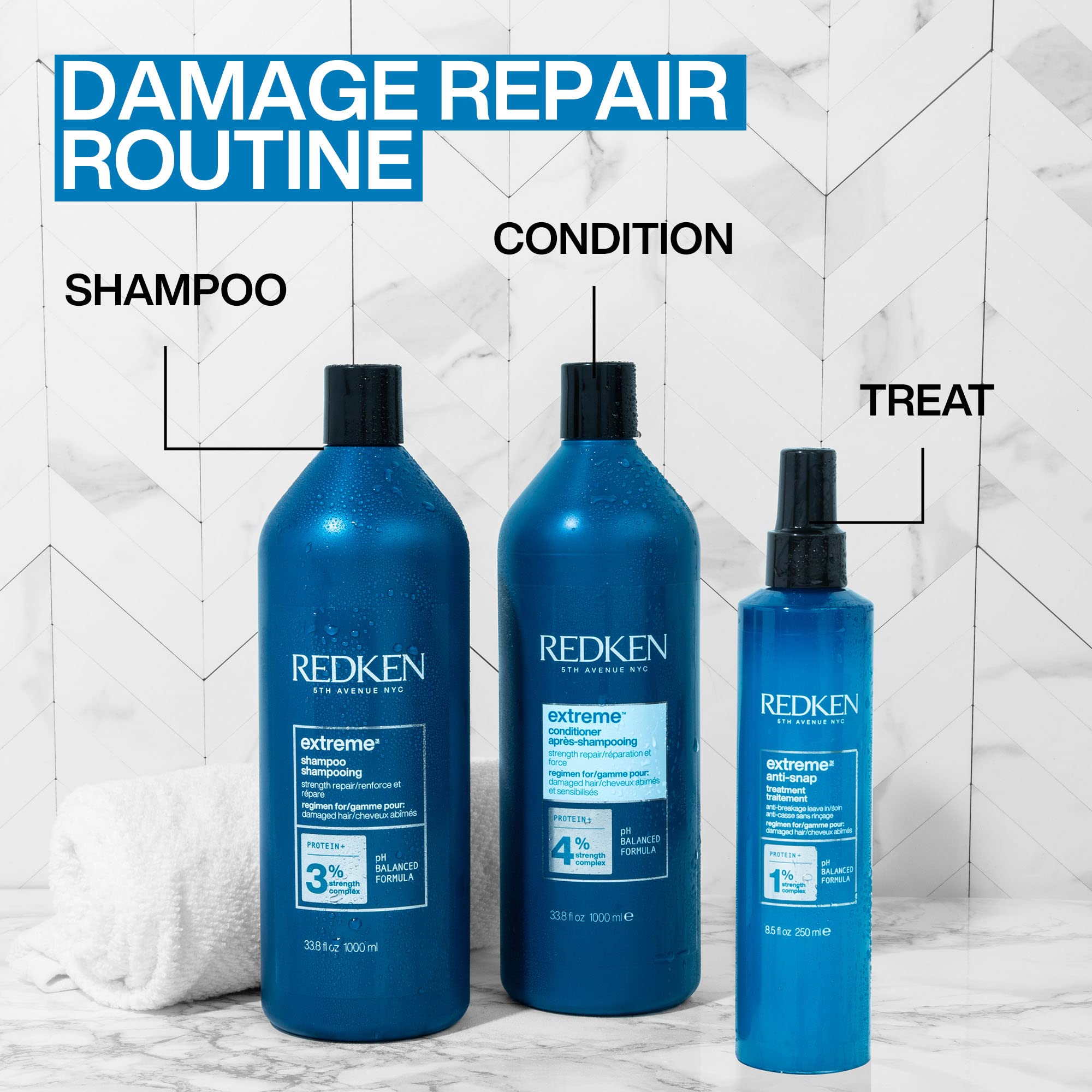 Foto 7 | Acondicionador Redken Anti-breakage Extreme 1000 Ml Para Cabello Dañado - Venta Internacional.