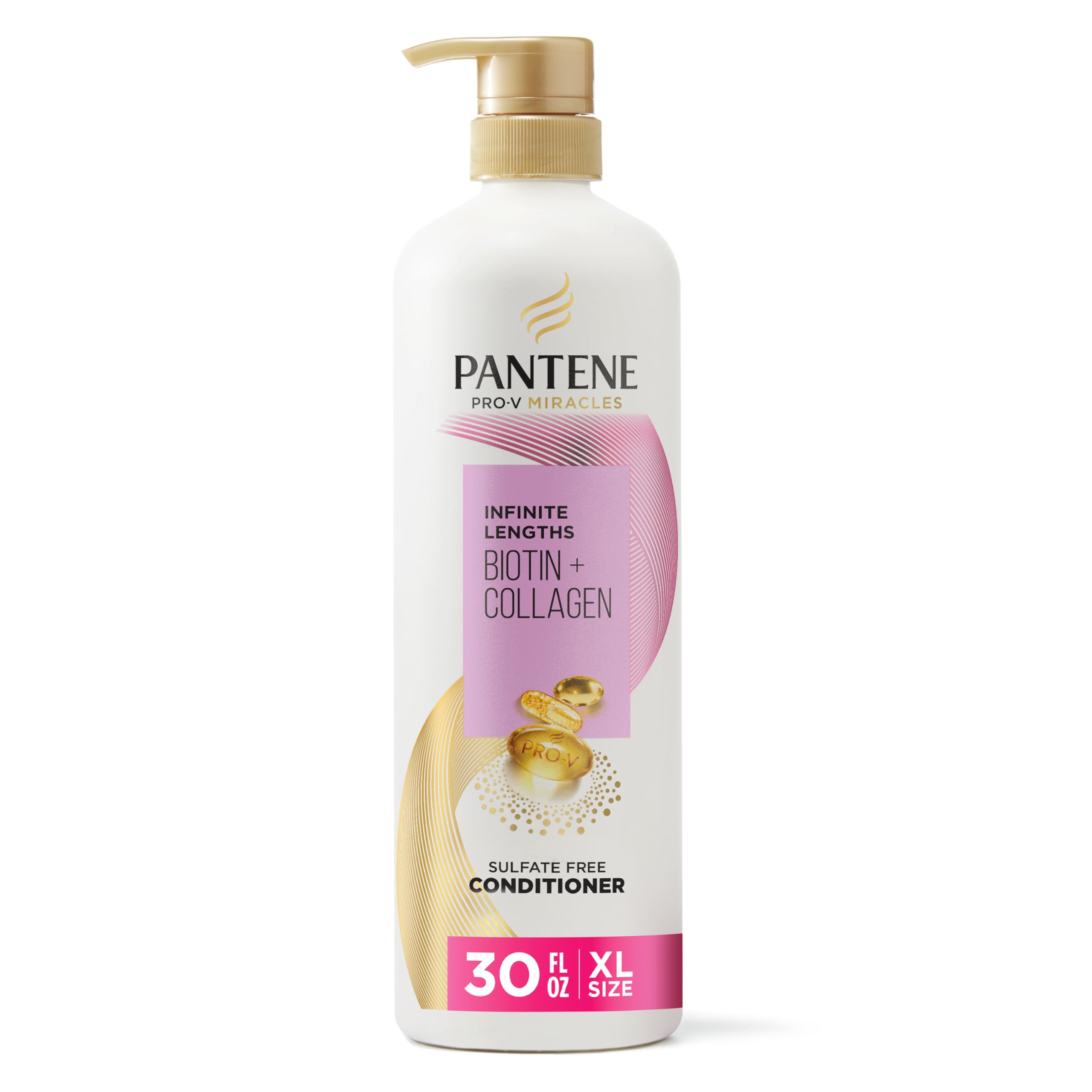 Foto 2 pulgar | Acondicionador Pantene Infinite Lengths Con Biotina Y Colágeno 880 Ml - Venta Internacional.