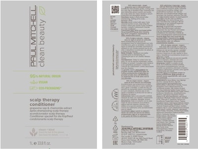 Foto 7 | Acondicionador Paul Mitchell Clean Beauty Scalp Therapy, 1 Litro - Venta Internacional.