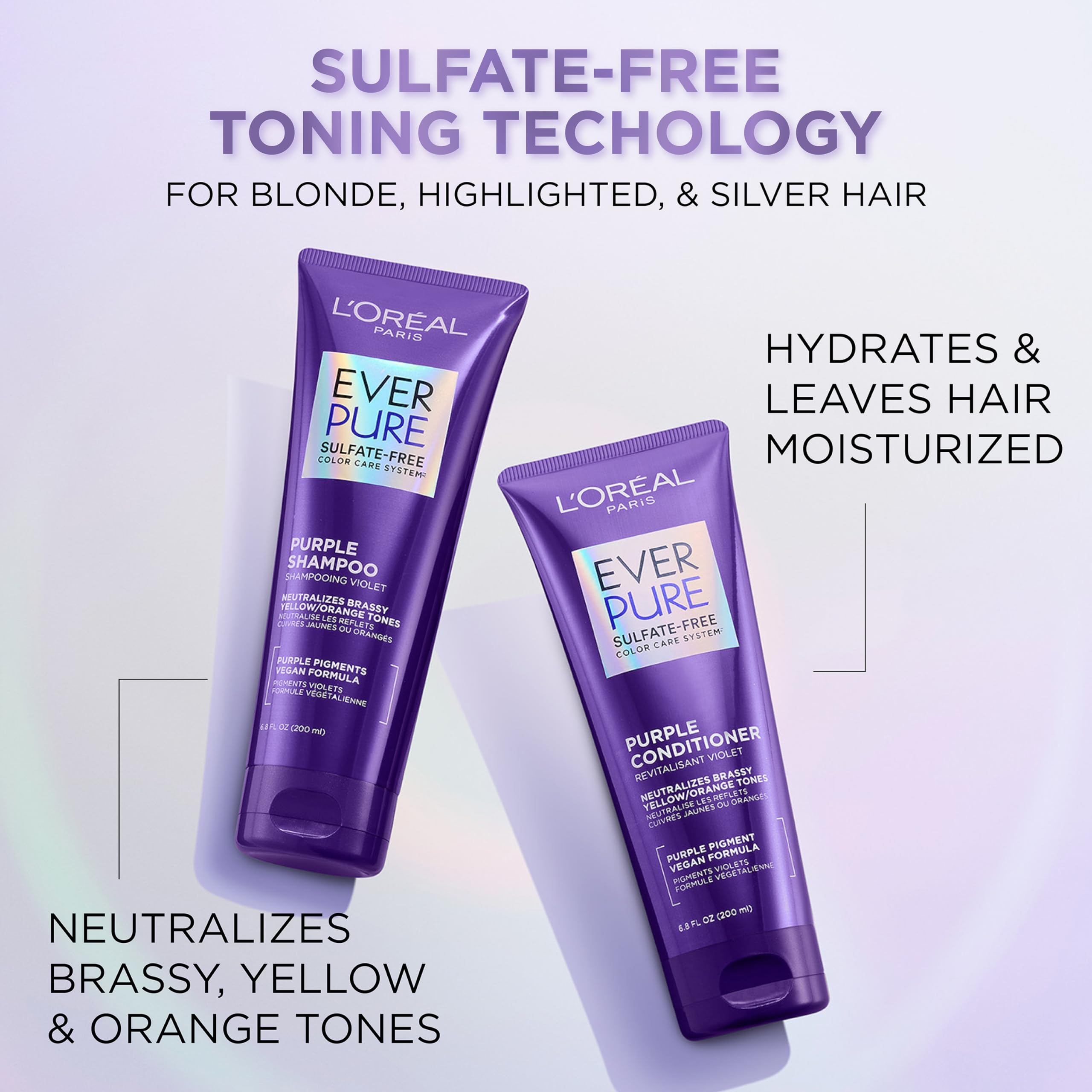 Foto 4 pulgar | Acondicionador L'oréal Paris Everpure Brass Toning 680 Ml - Venta Internacional.