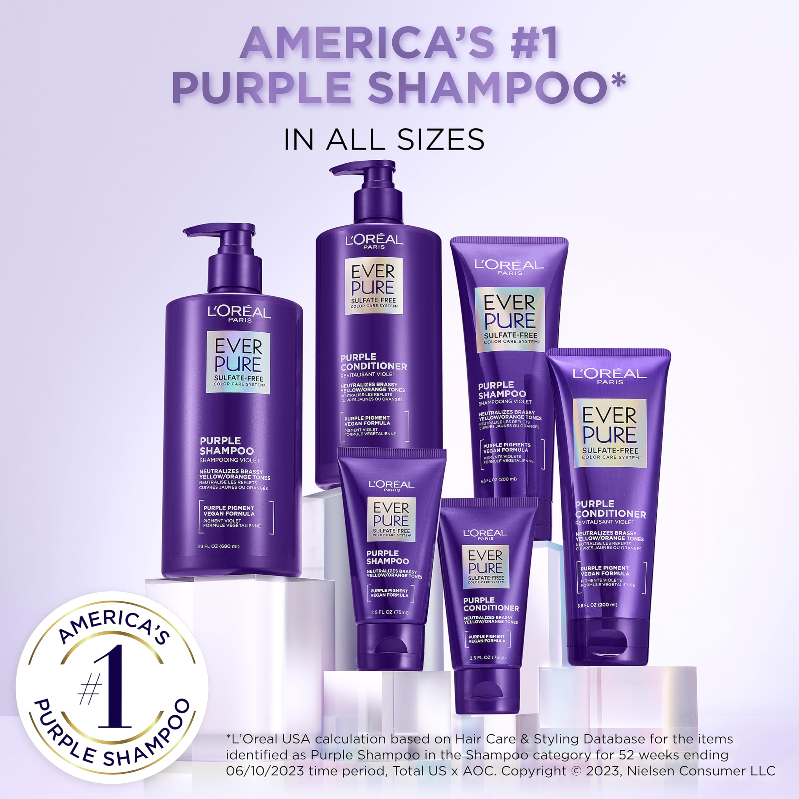 Foto 7 pulgar | Acondicionador L'oréal Paris Everpure Brass Toning 680 Ml - Venta Internacional.