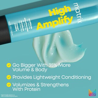 Foto 4 | Acondicionador Matrix High Amplify, Voluminizador, 300 Ml, Sin Silicona - Venta Internacional.