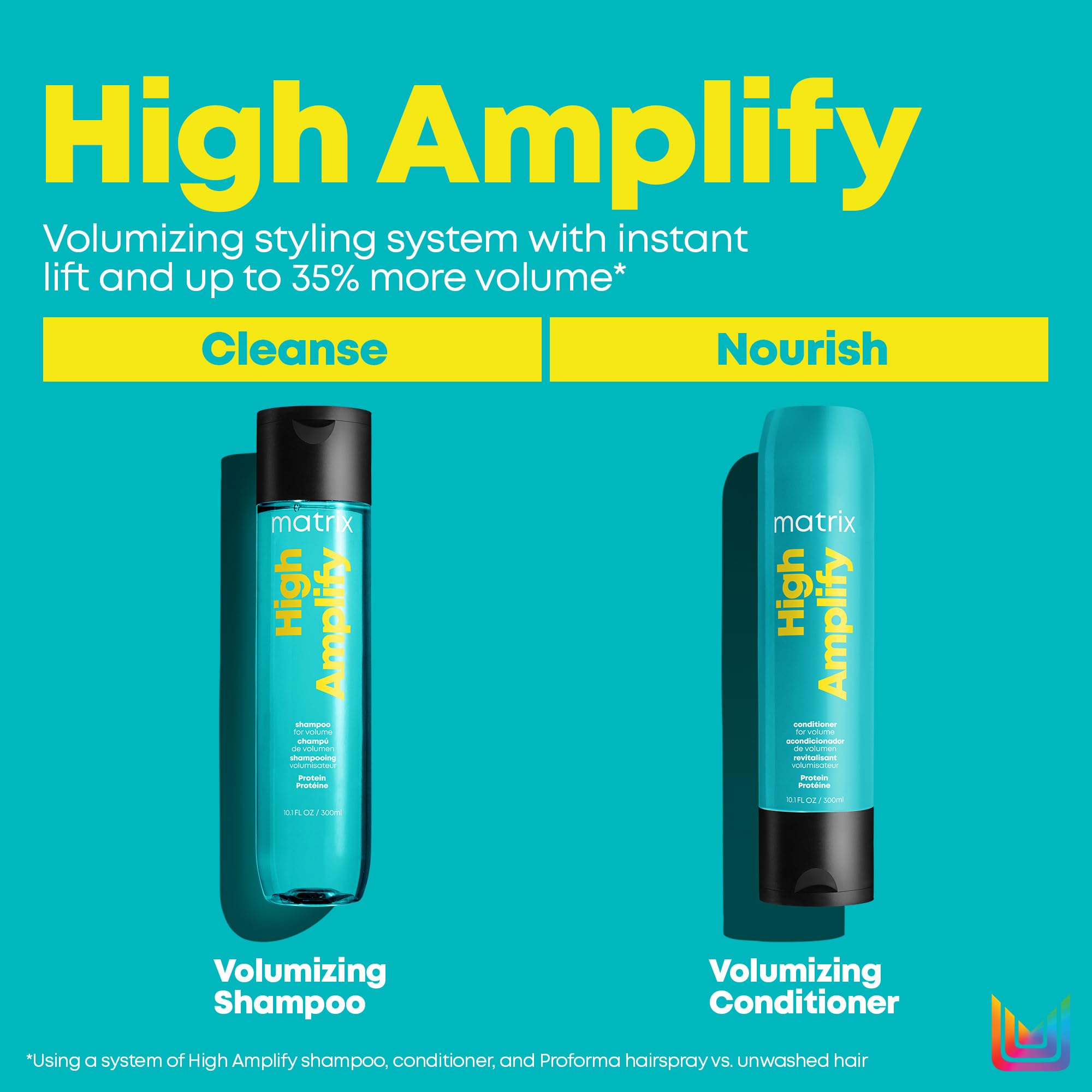 Foto 6 | Acondicionador Matrix High Amplify, Voluminizador, 300 Ml, Sin Silicona - Venta Internacional.