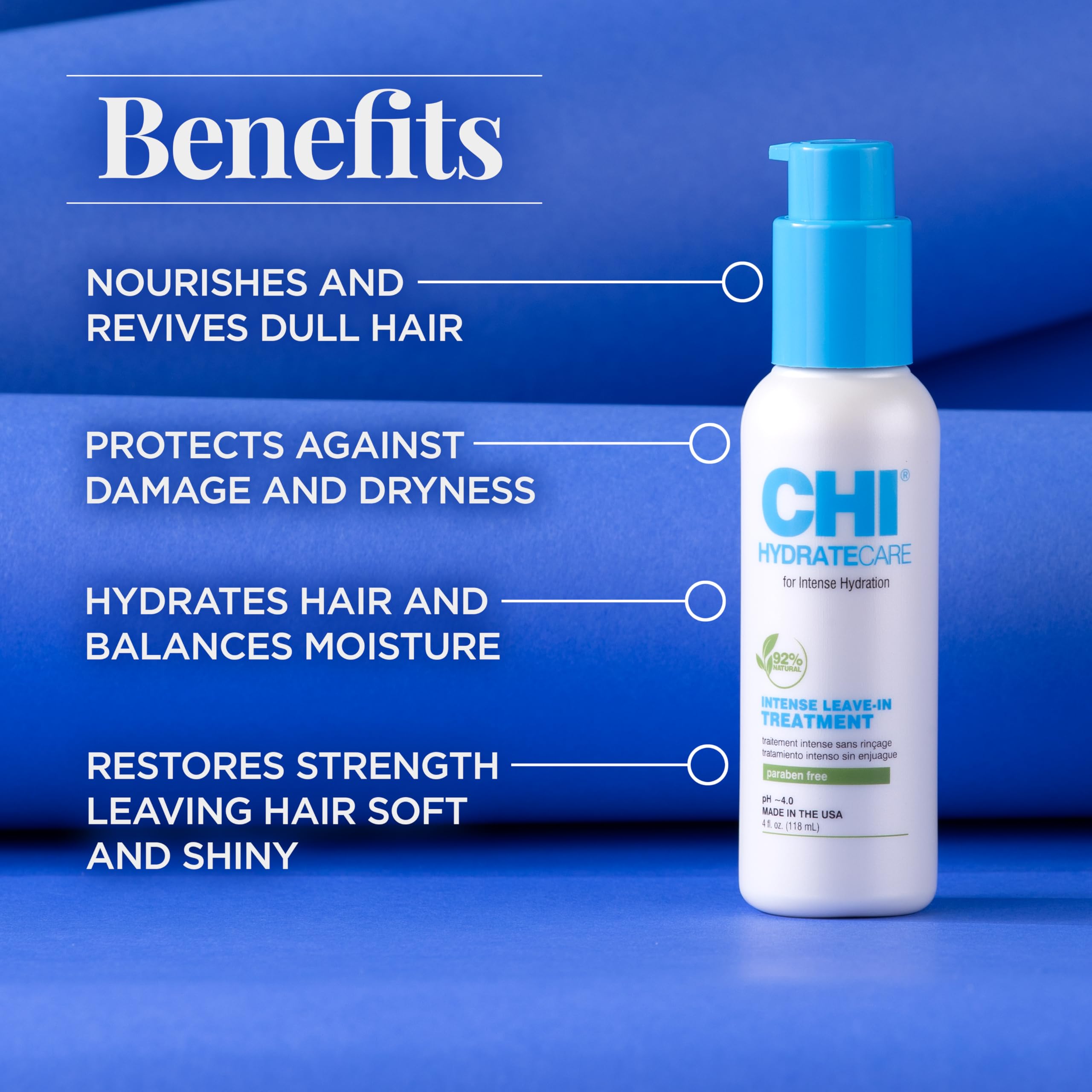 Foto 2 | Tratamiento Sin Enjuague Chi Hydratecare Intense Para Cabello Opaco - Venta Internacional.