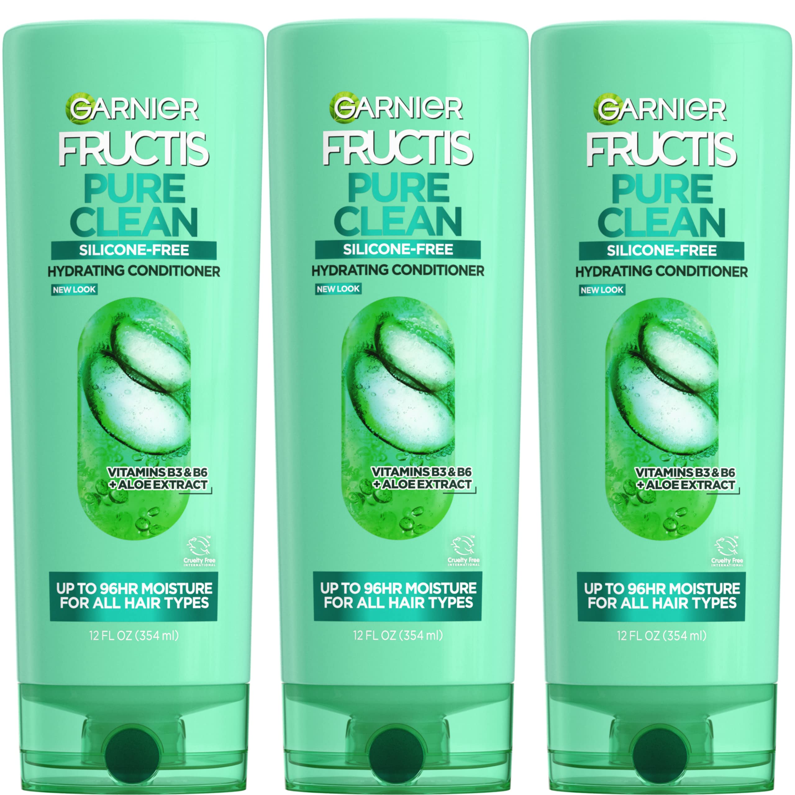 Acondicionador Garnier Fructis Pure Clean Hydrating 360 Ml (x3) - Venta Internacional.