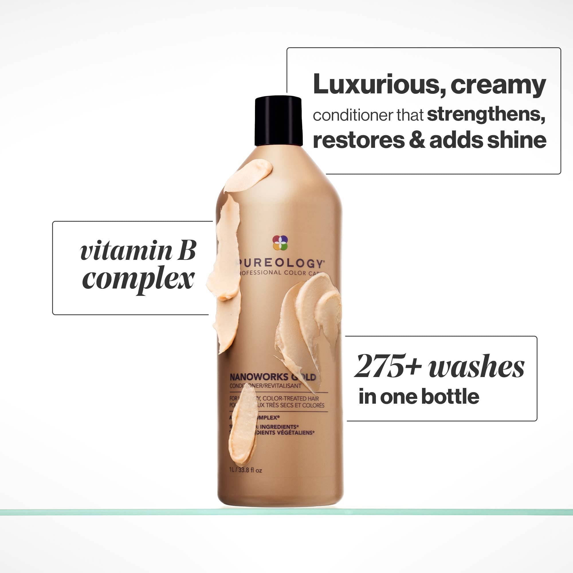 Foto 3 | Acondicionador Pureology Nanoworks Gold 1l Para Cabello Muy Seco - Venta Internacional.