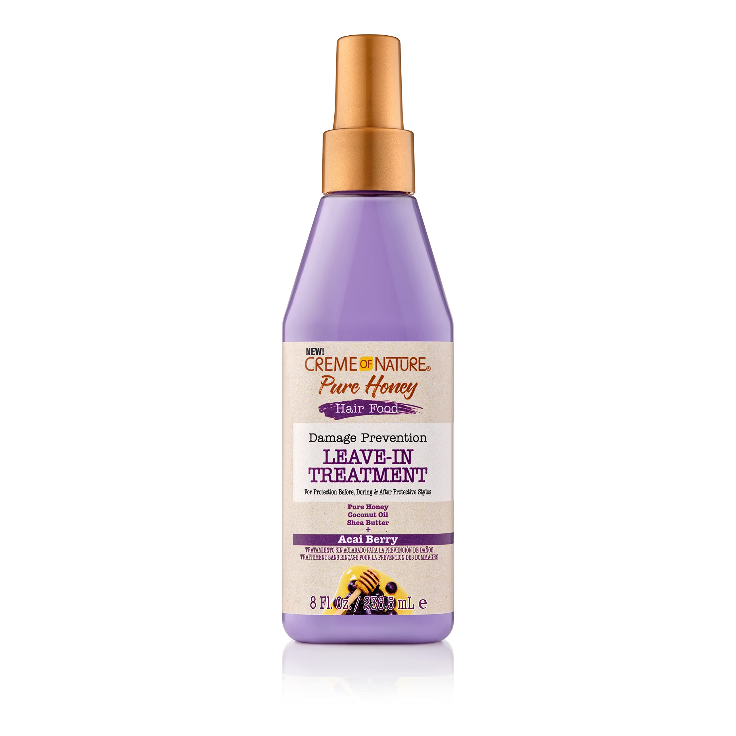 Foto 2 pulgar | Crema Nutritiva Para El Cabello Sin Enjuague, Miel Pura, 240 Ml - Venta Internacional.