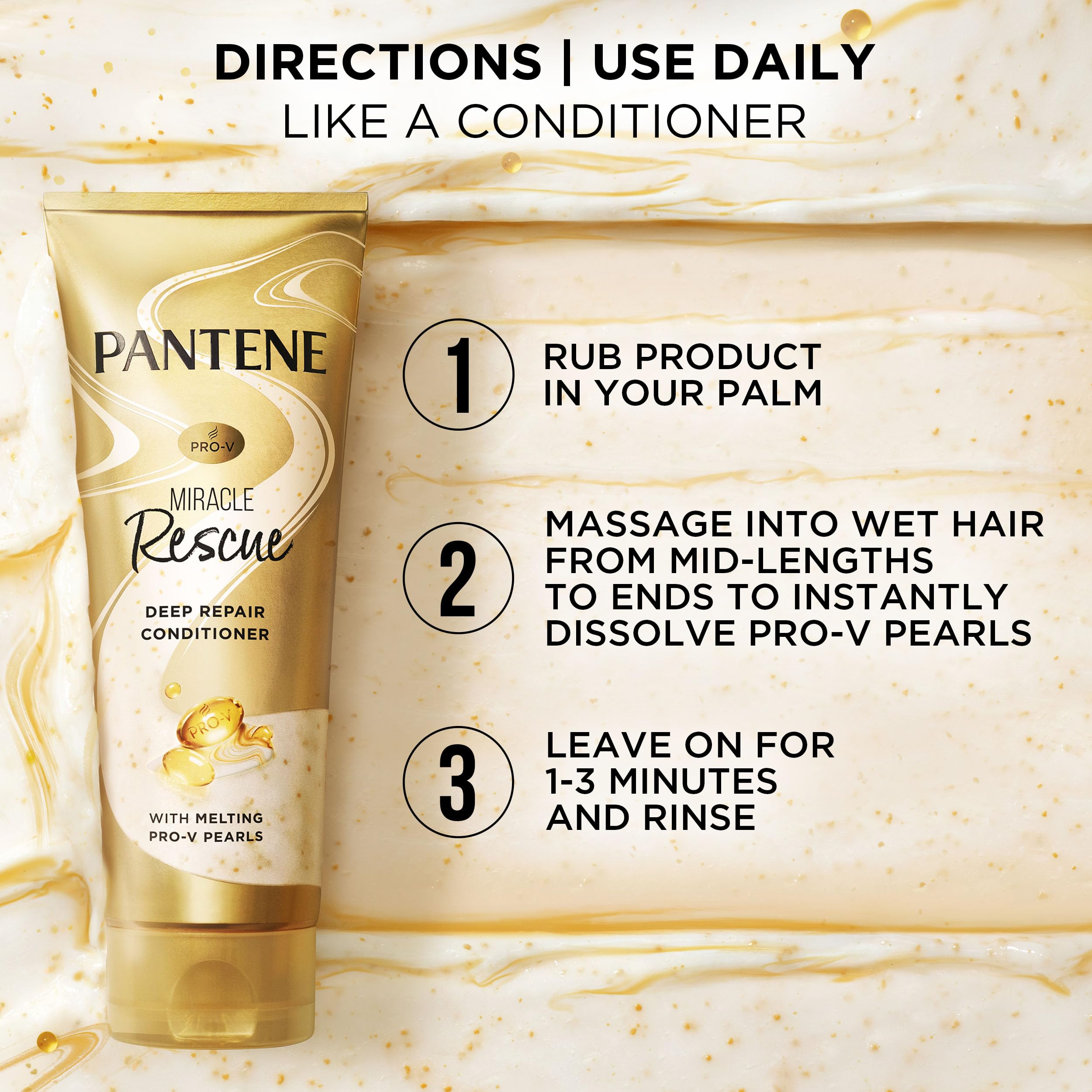 Foto 6 pulgar | Acondicionador Pantene Miracle Rescue Deep Melting Pro-v 240 Ml - Venta Internacional.