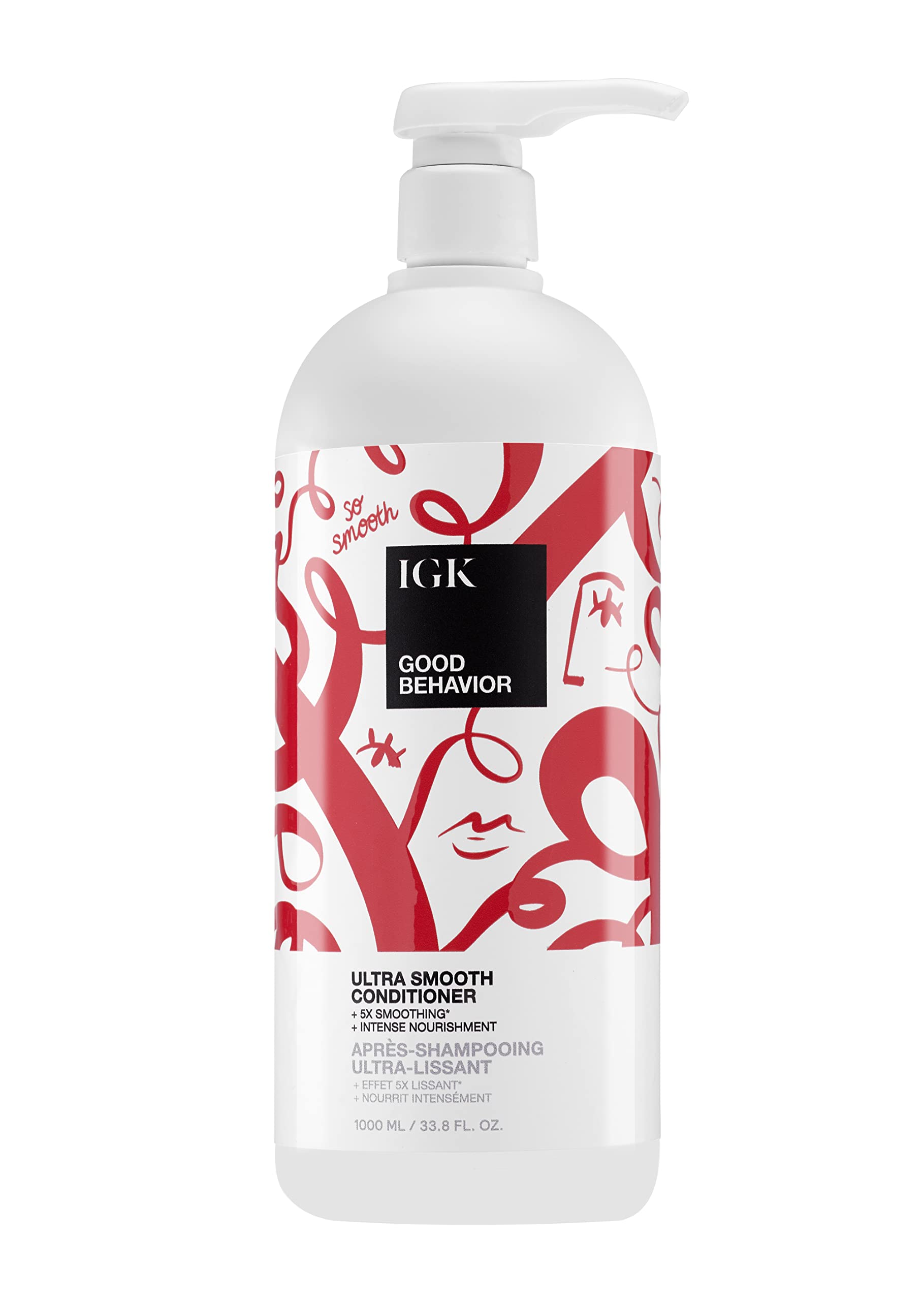 Acondicionador Igk Good Behavior Ultra Smooth 1l - Venta Internacional.