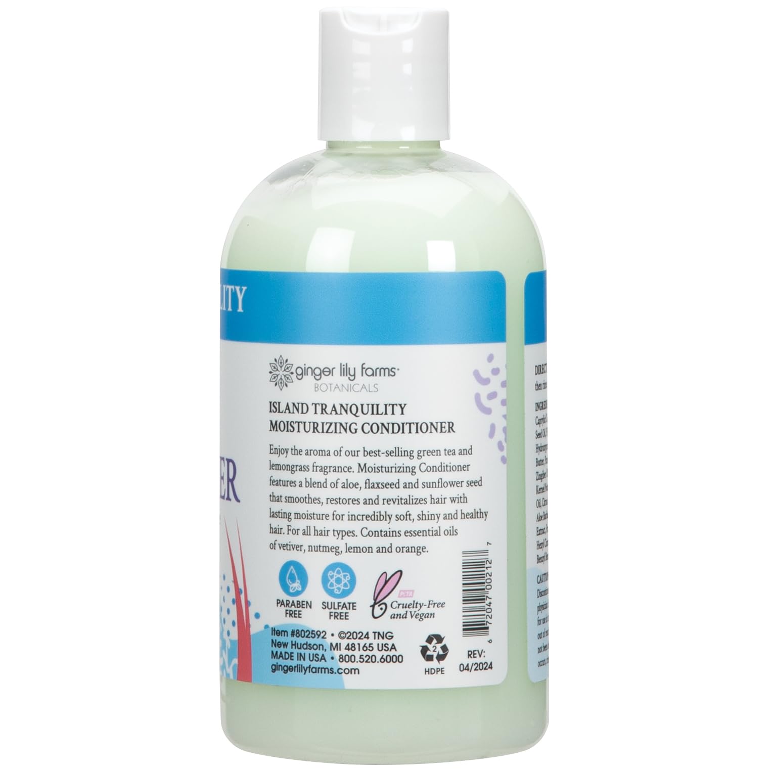 Foto 4 pulgar | Acondicionador Ginger Lily Farms Para Cabello Seco Hidratante, 360 Ml, 6 Unidades - Venta Internacional.