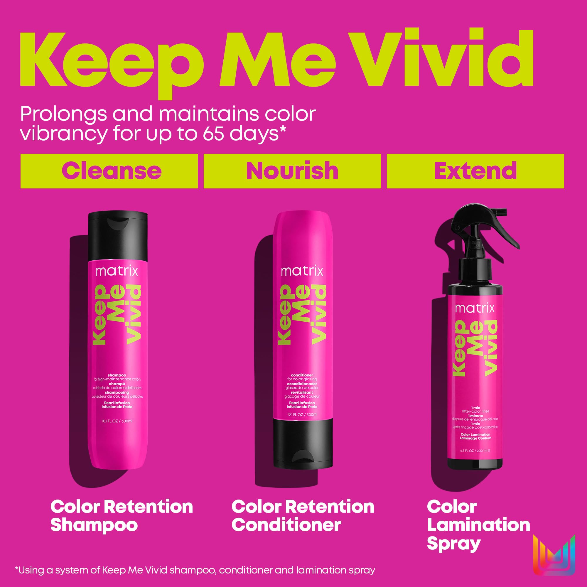 Foto 6 pulgar | Acondicionador Matrix Keep Me Vivid 1l Para Cabello Teñido - Venta Internacional.