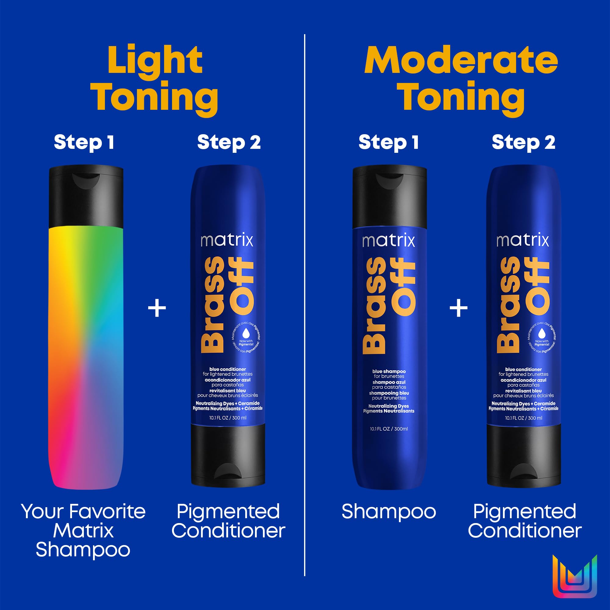 Foto 7 | Acondicionador Matrix Brass Para Cabello Teñido Azul - Venta Internacional.