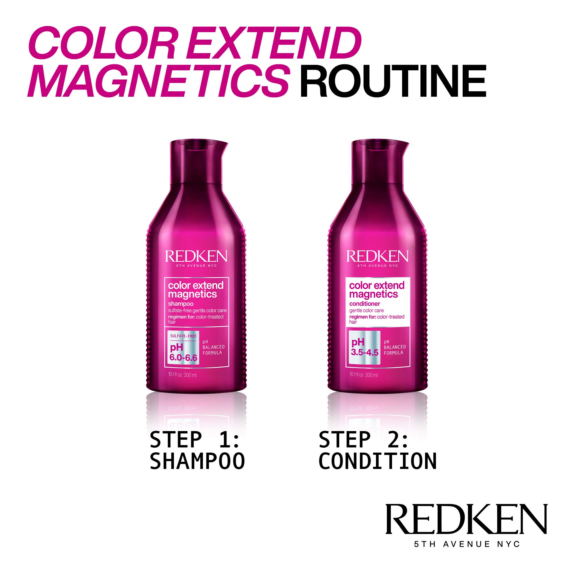 Foto 4 pulgar | Set De Champú Y Acondicionador Redken Color Extend Magnetics - Venta Internacional.