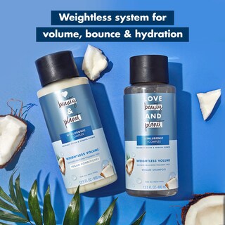 Foto 6 | Acondicionador Love Beauty And Planet Weightless Volume 400 Ml - Venta Internacional.