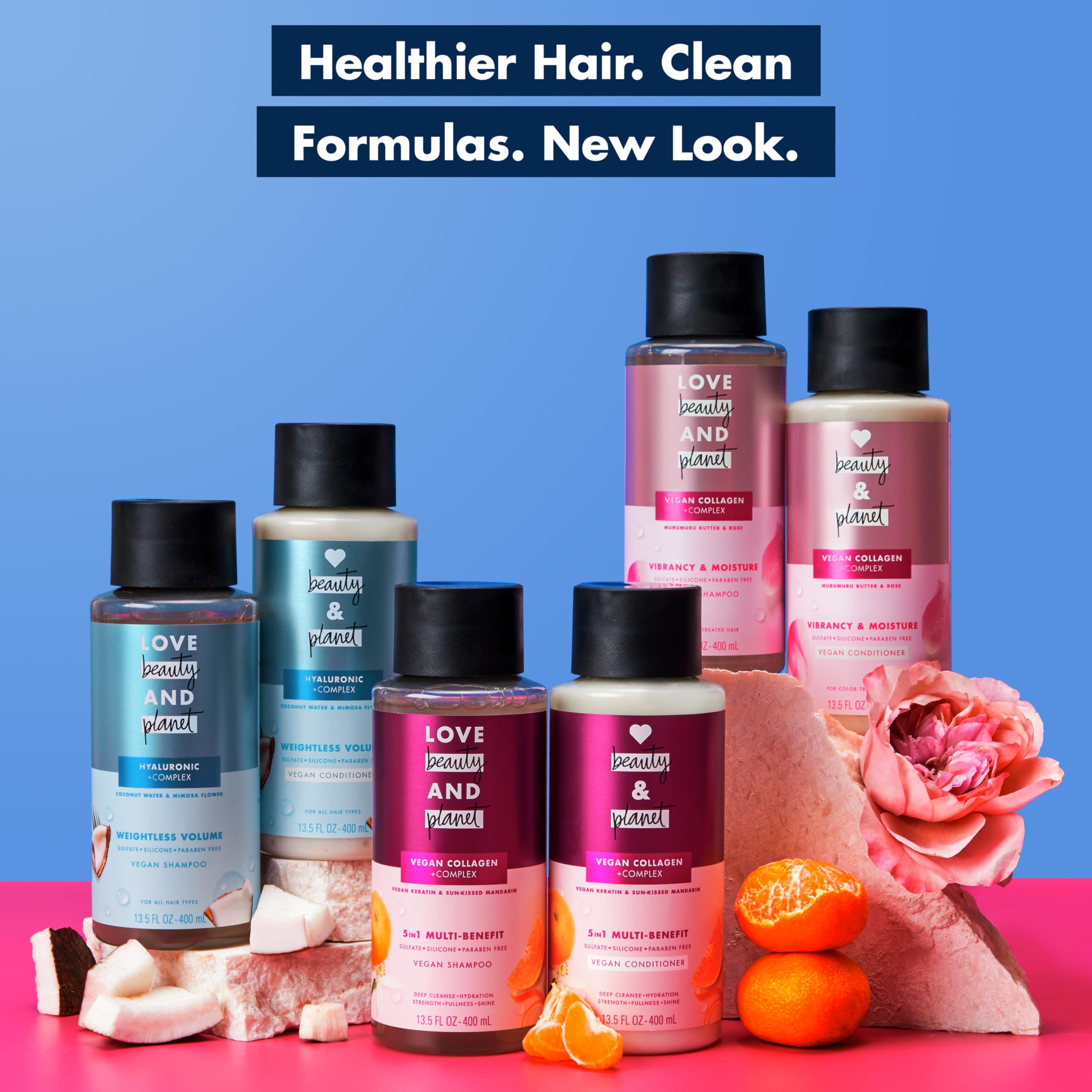 Foto 8 pulgar | Acondicionador Love Beauty And Planet Weightless Volume 400 Ml - Venta Internacional.