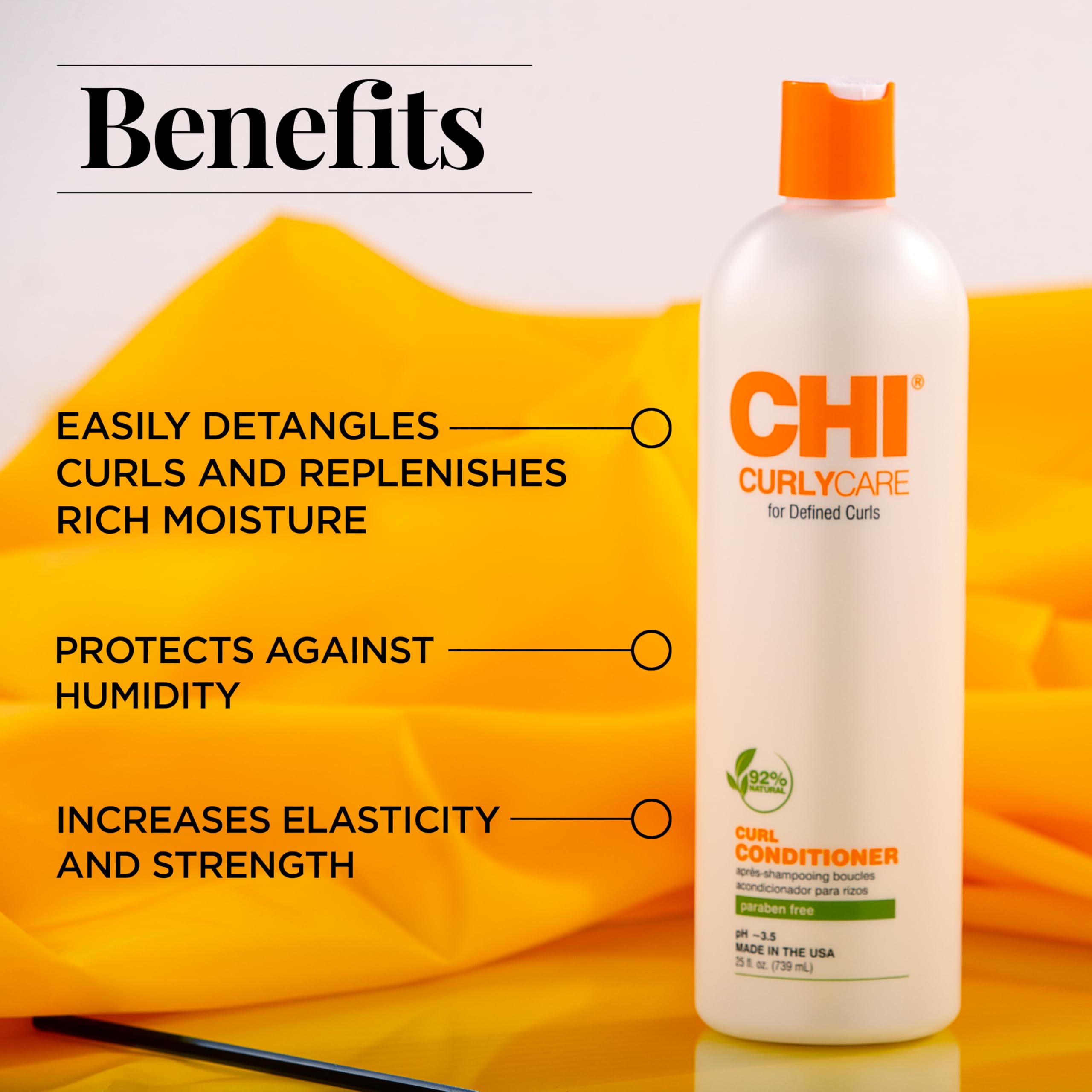 Foto 2 | Acondicionador Chi Curlycare Curl Hidrata Y Reduce El Encrespamiento, 750 Ml - Venta Internacional.