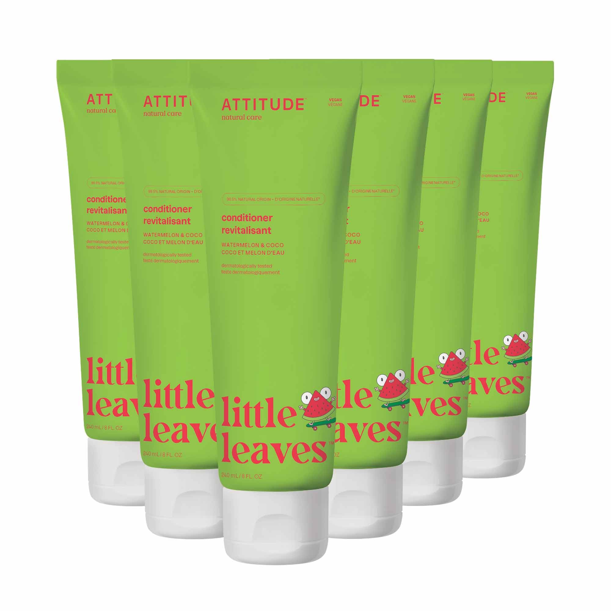 Foto 2 pulgar | Acondicionador De Cabello Attitude Para Niños Watermelon & Coco 240 Ml X 6 - Venta Internacional.