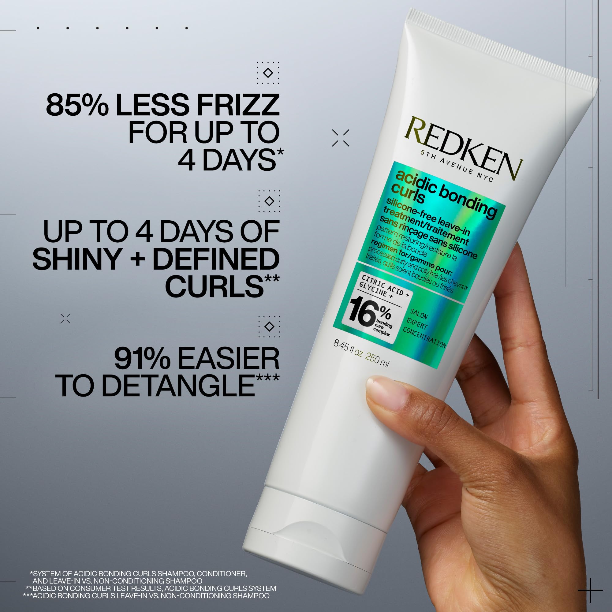 Foto 3 pulgar | Tratamiento Sin Enjuague Redken Acidic Bonding Rizs Para Cabello Rizado - Venta Internacional.