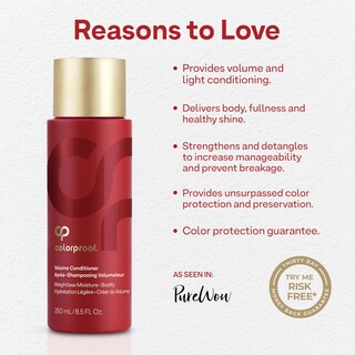 Foto 3 | Acondicionador Colorproof Volume 250 Ml Sin Sulfatos Para Mujeres - Venta Internacional.