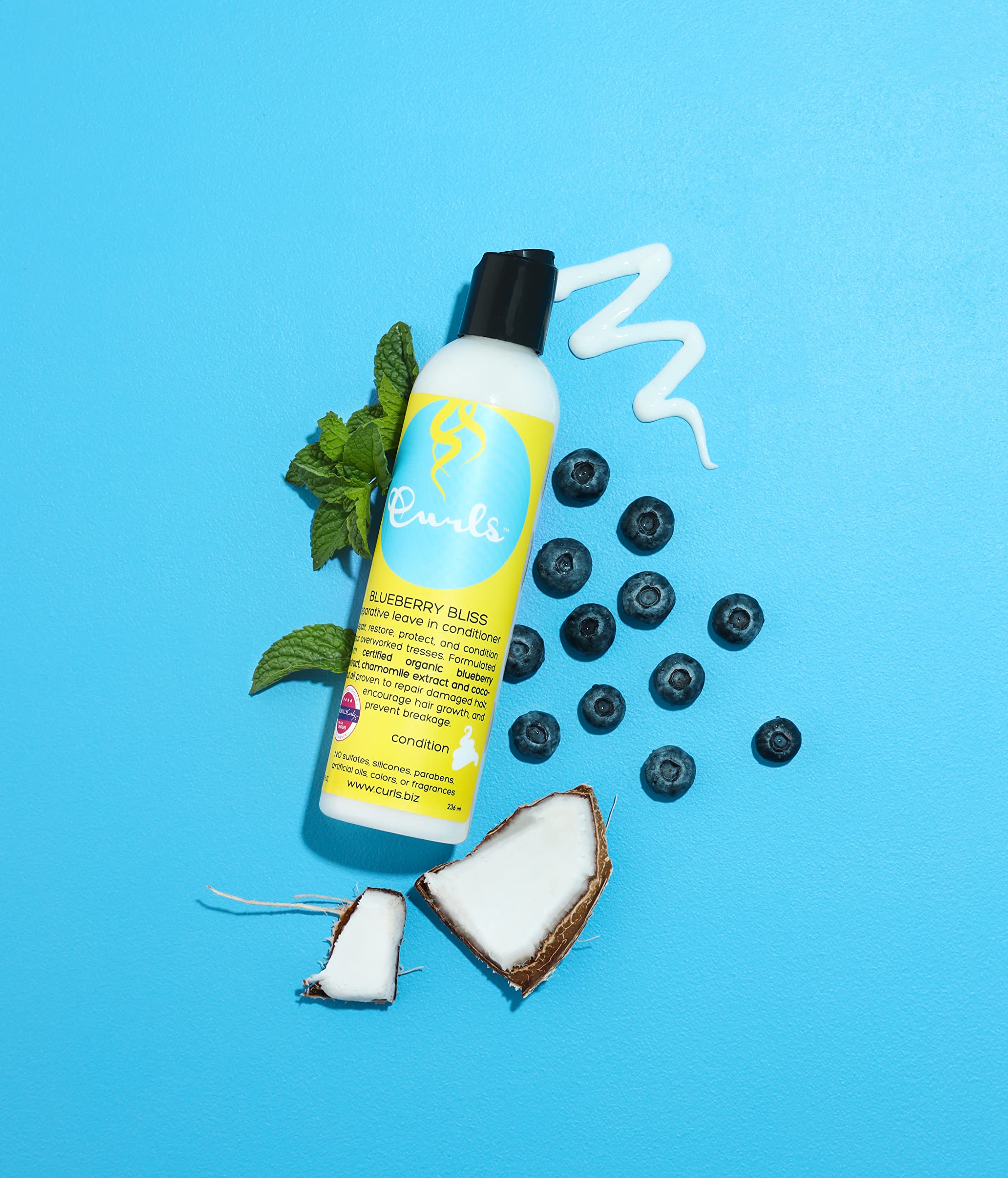 Foto 3 | Acondicionador Leave In Curls Blueberry Bliss Reparative 240 Ml - Venta Internacional.