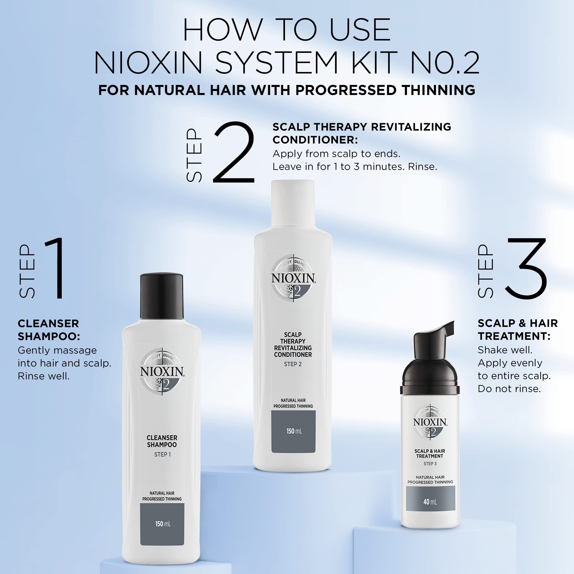 Foto 5 pulgar | Acondicionador Nioxin System 2 Scalp Therapy, 500 Ml, Para Adelgazar - Venta Internacional.