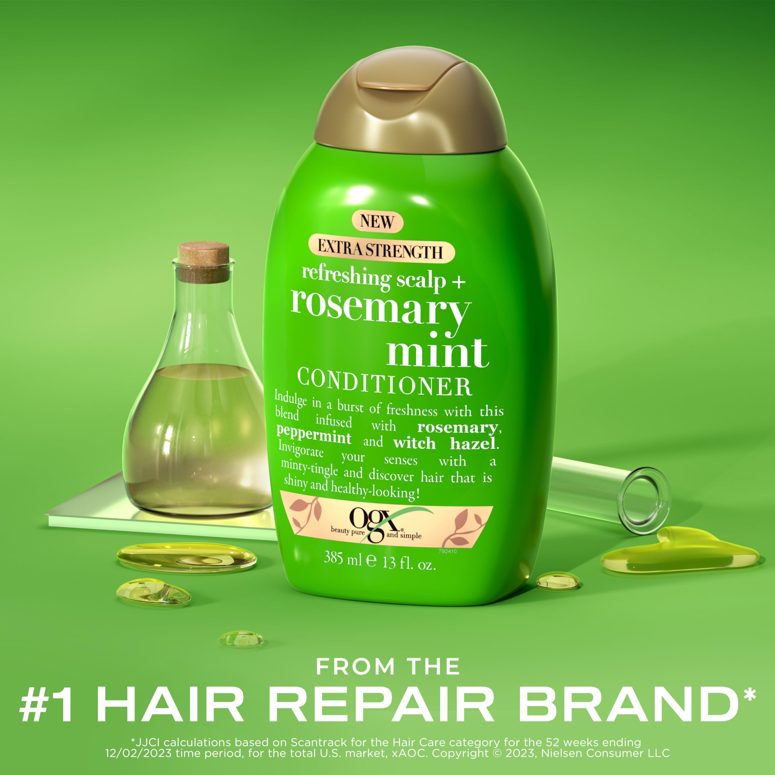 Foto 3 pulgar | Acondicionador Ogx Extra Strength Refreshing Scalp + Rosemary Mint 390 Ml - Venta Internacional.