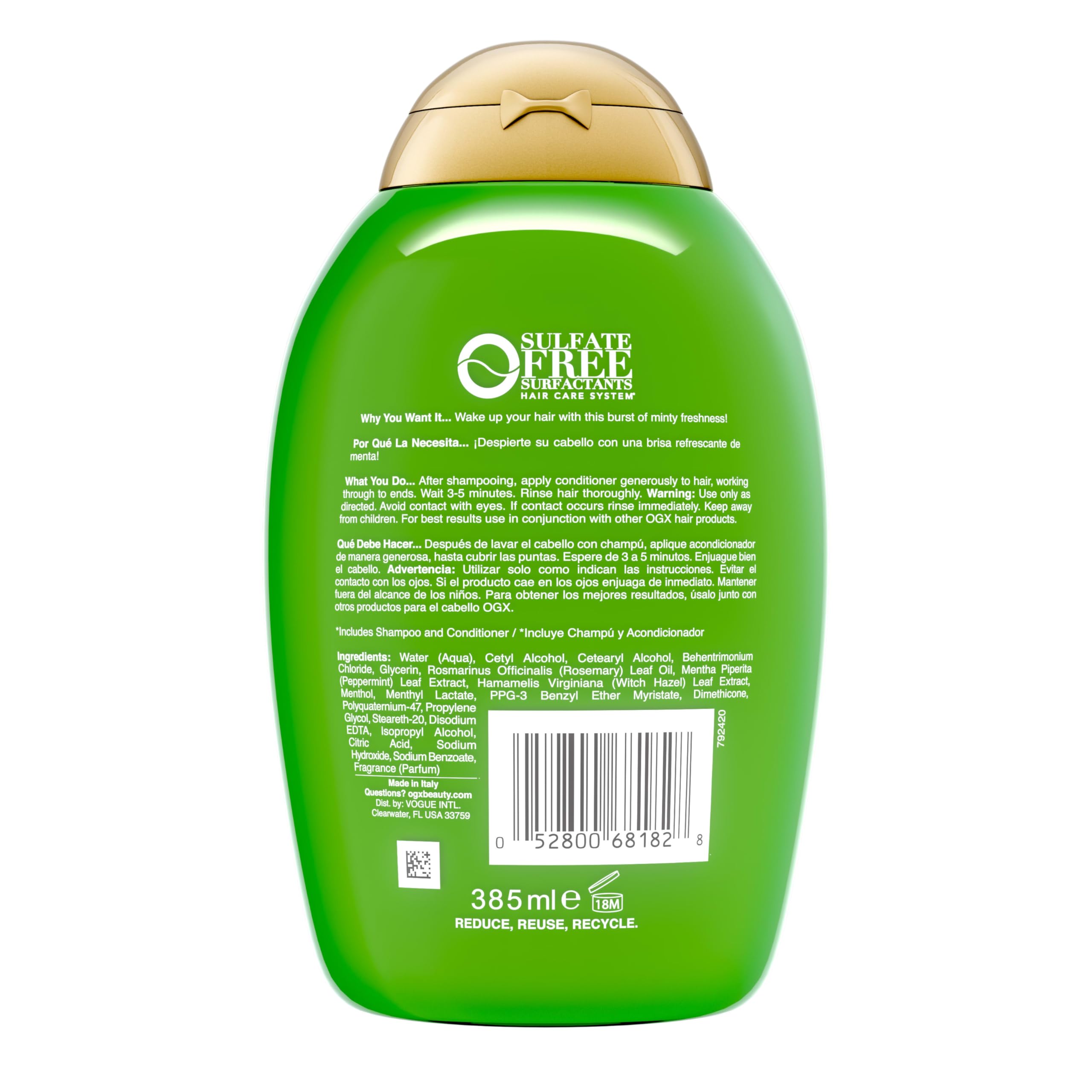 Foto 8 pulgar | Acondicionador Ogx Extra Strength Refreshing Scalp + Rosemary Mint 390 Ml - Venta Internacional.