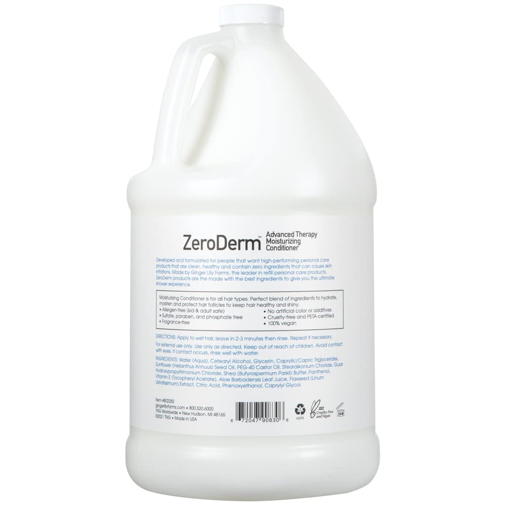 Foto 3 pulgar | Acondicionador Ginger Lily Farms Zeroderm, 1 Galón, 1280 Ml, Vegano - Venta Internacional.