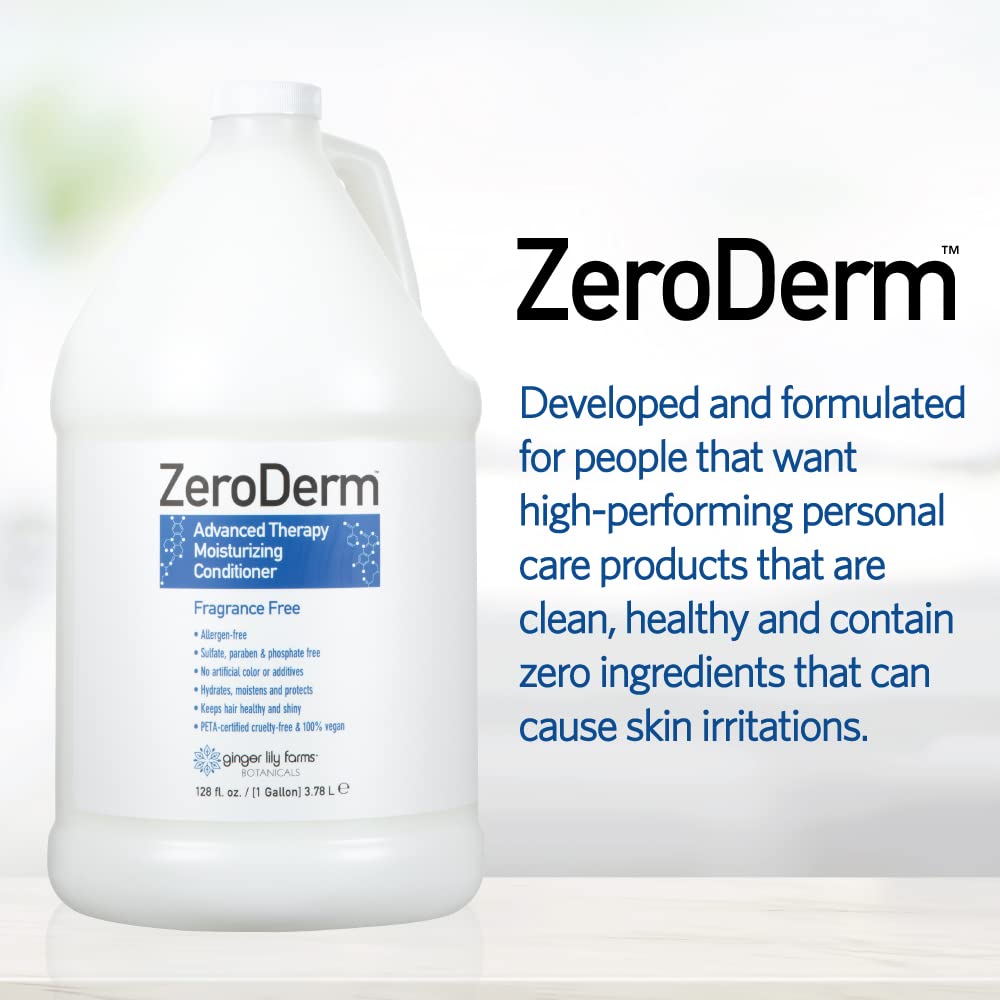Foto 6 pulgar | Acondicionador Ginger Lily Farms Zeroderm, 1 Galón, 1280 Ml, Vegano - Venta Internacional.